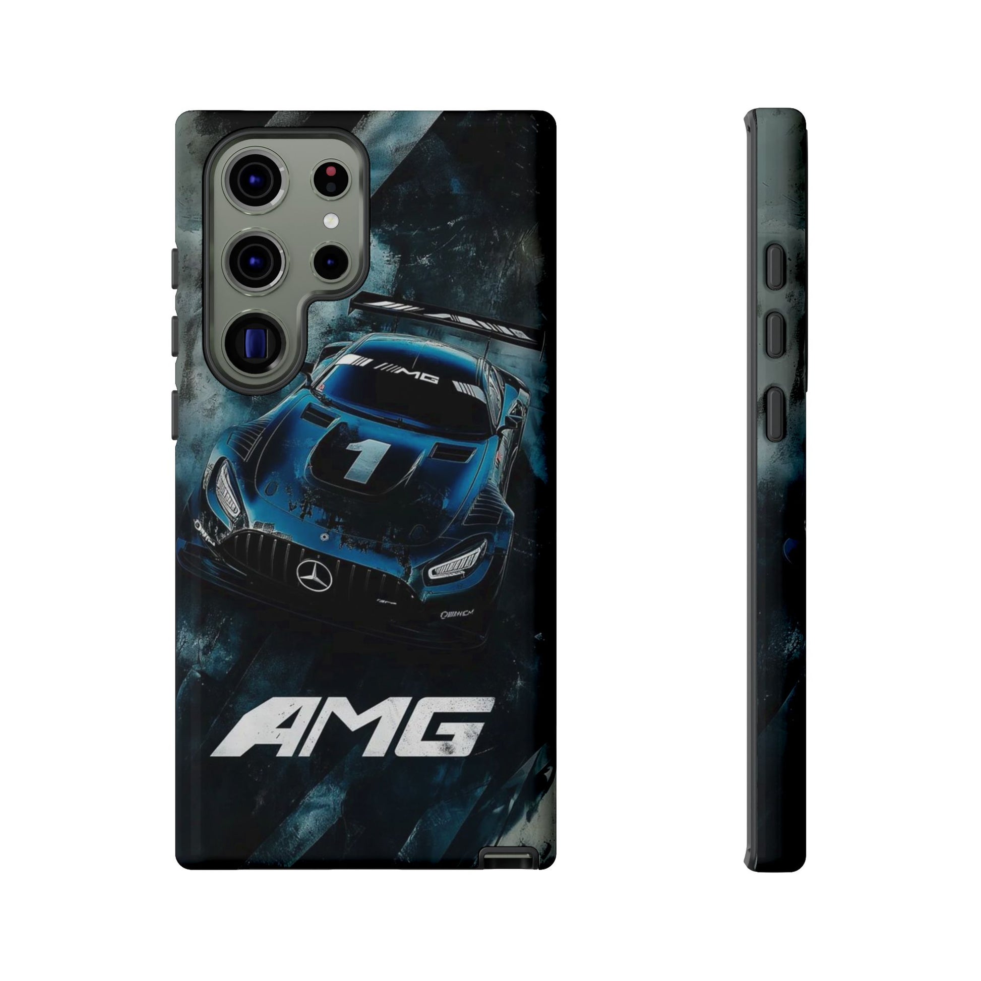 Mercedes AMG Racing Car Tough Cases for iPhones, Samsung, and Pixel