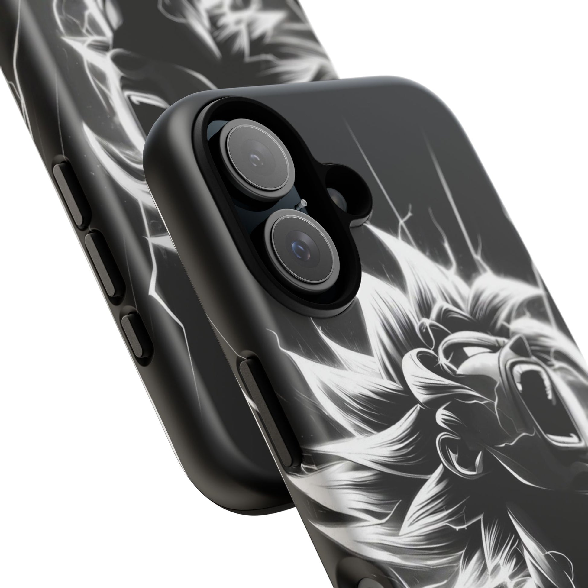 Anime Saiyan Rage Dragon ball Z Tough Cases for iPhones, Samsung, and Pixel