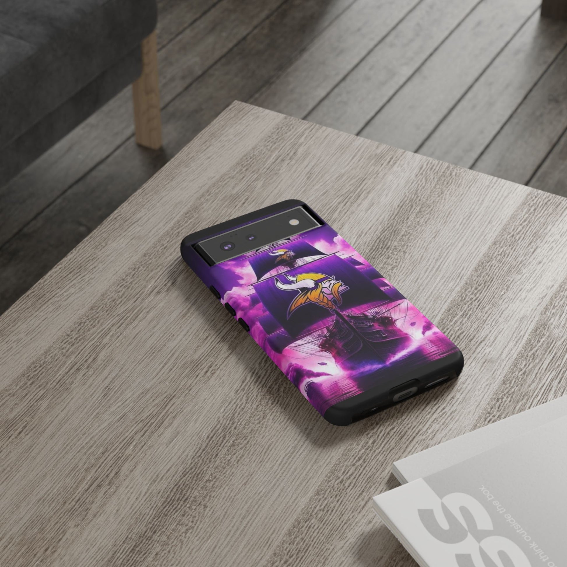 Minnesota Vikings Ship Football Phone Case, Tough Cases for iPhones, Samsung, and Pixel