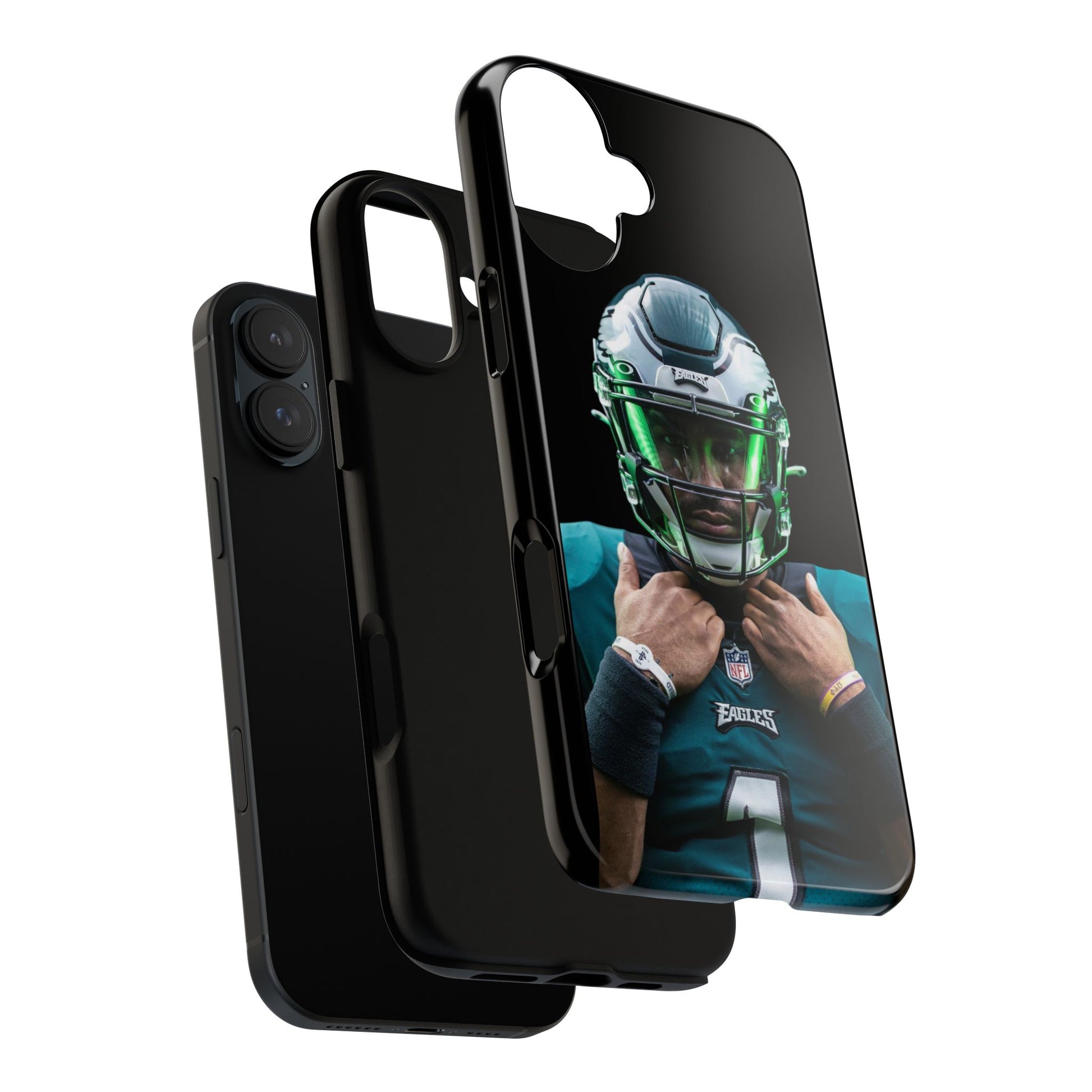 Eagles Football Jalen Hurts Tough Cases for iPhones, Samsung, and Pixel