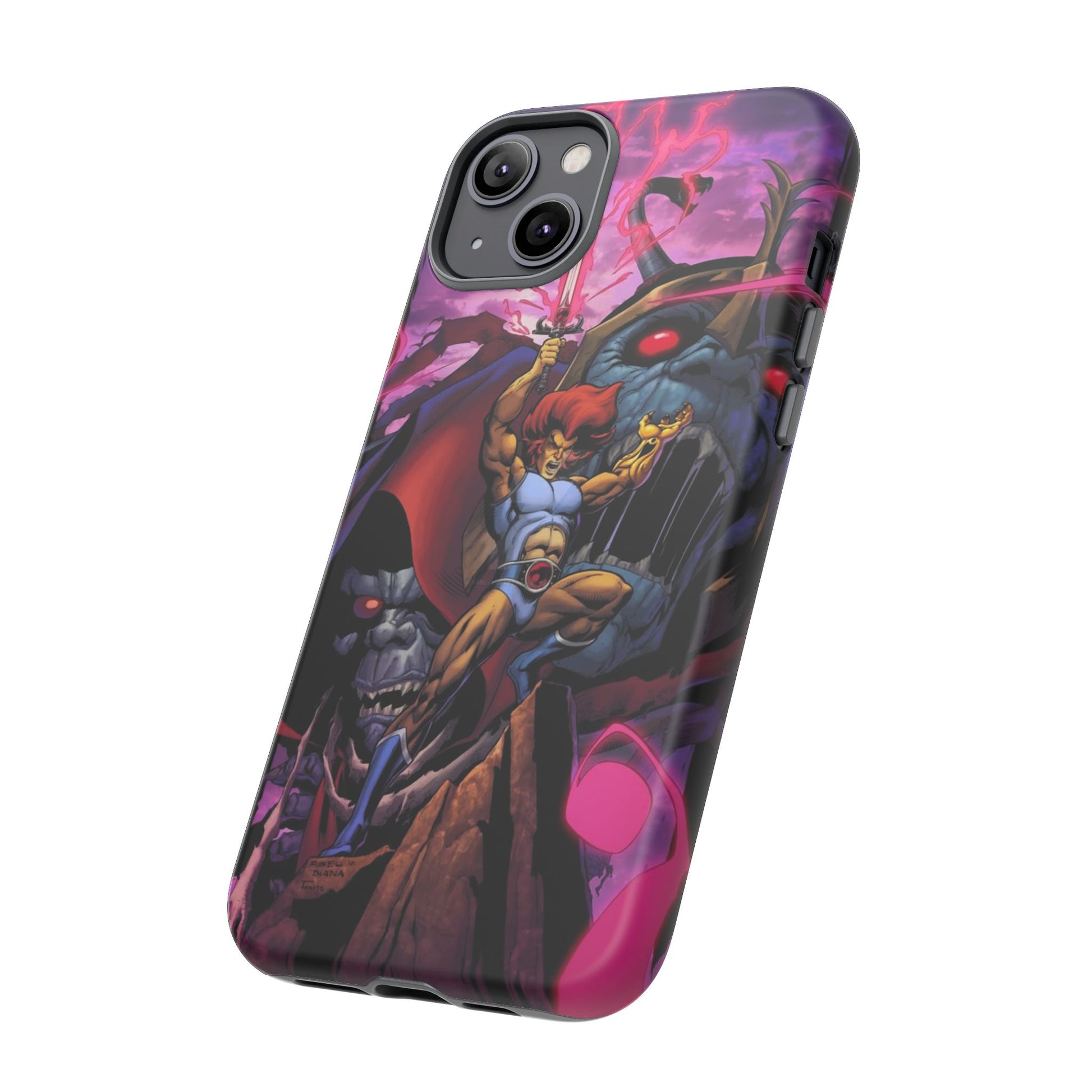 Thundercats Lion O x Mumra Tough Cases for iPhones, Samsung, and Pixel