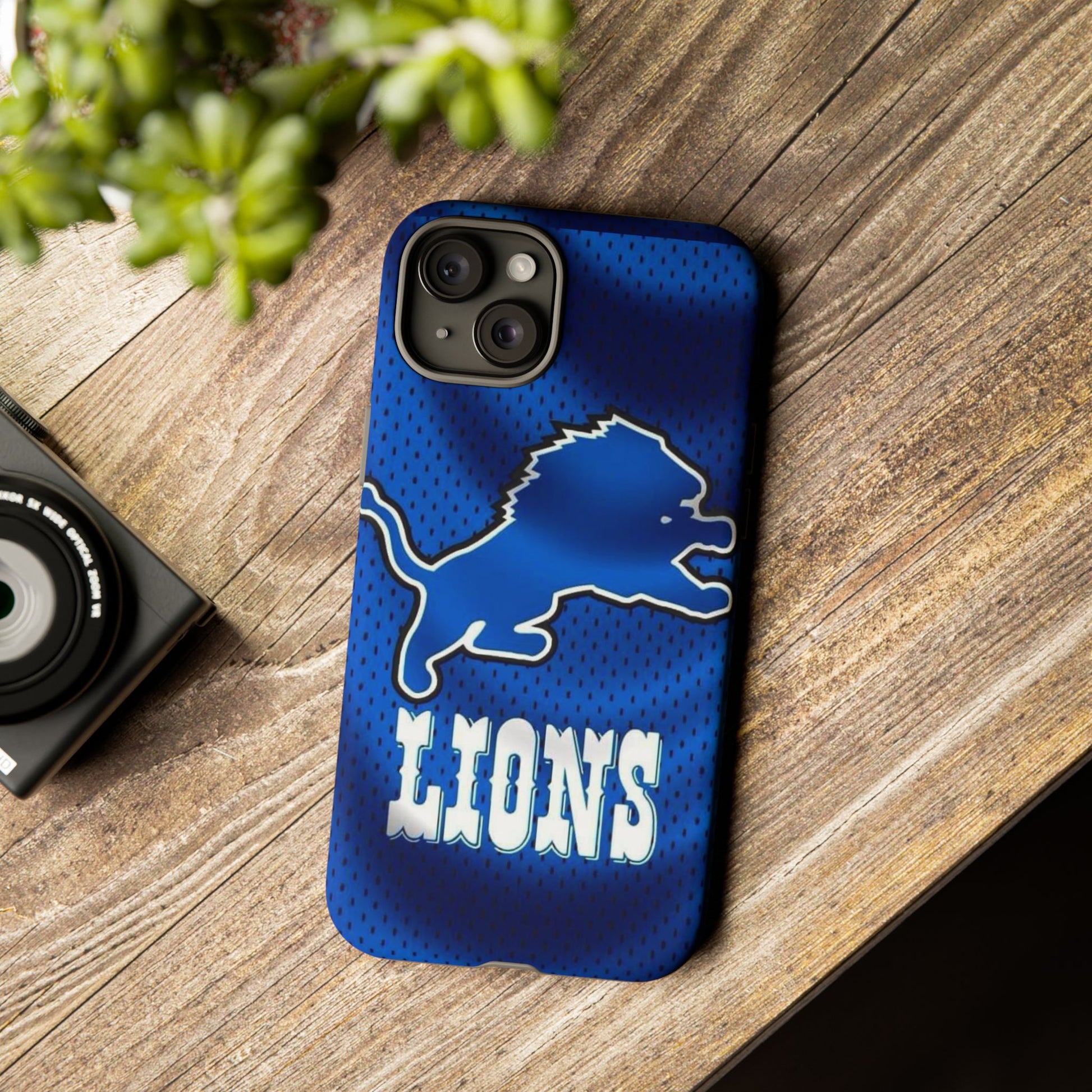 Detroit Lions Football Jersey Phone Case, Tough Cases for iPhones, Samsung, and Pixel