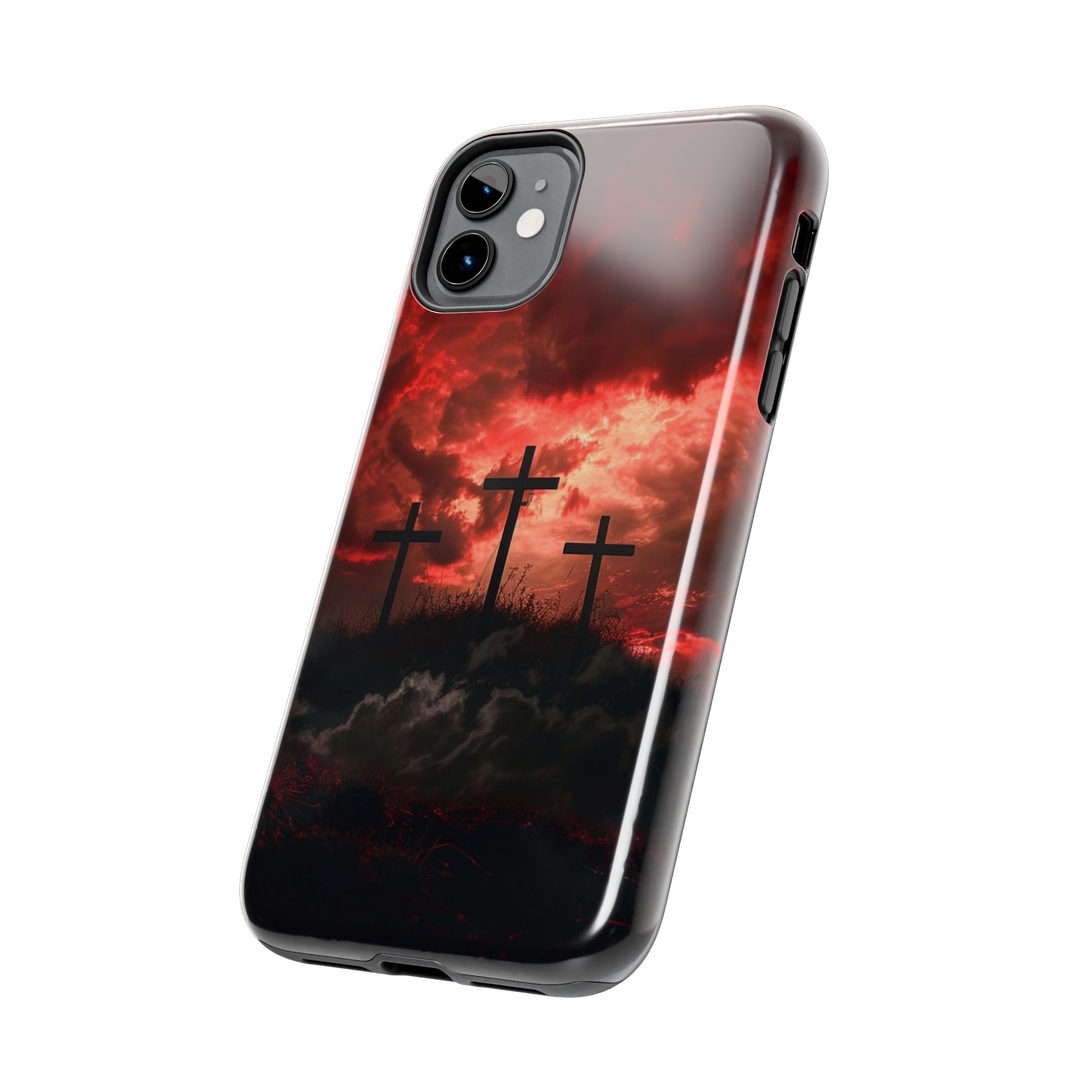 Crosses at Golgotha Christian Cases for iPhones & Samsung Phones
