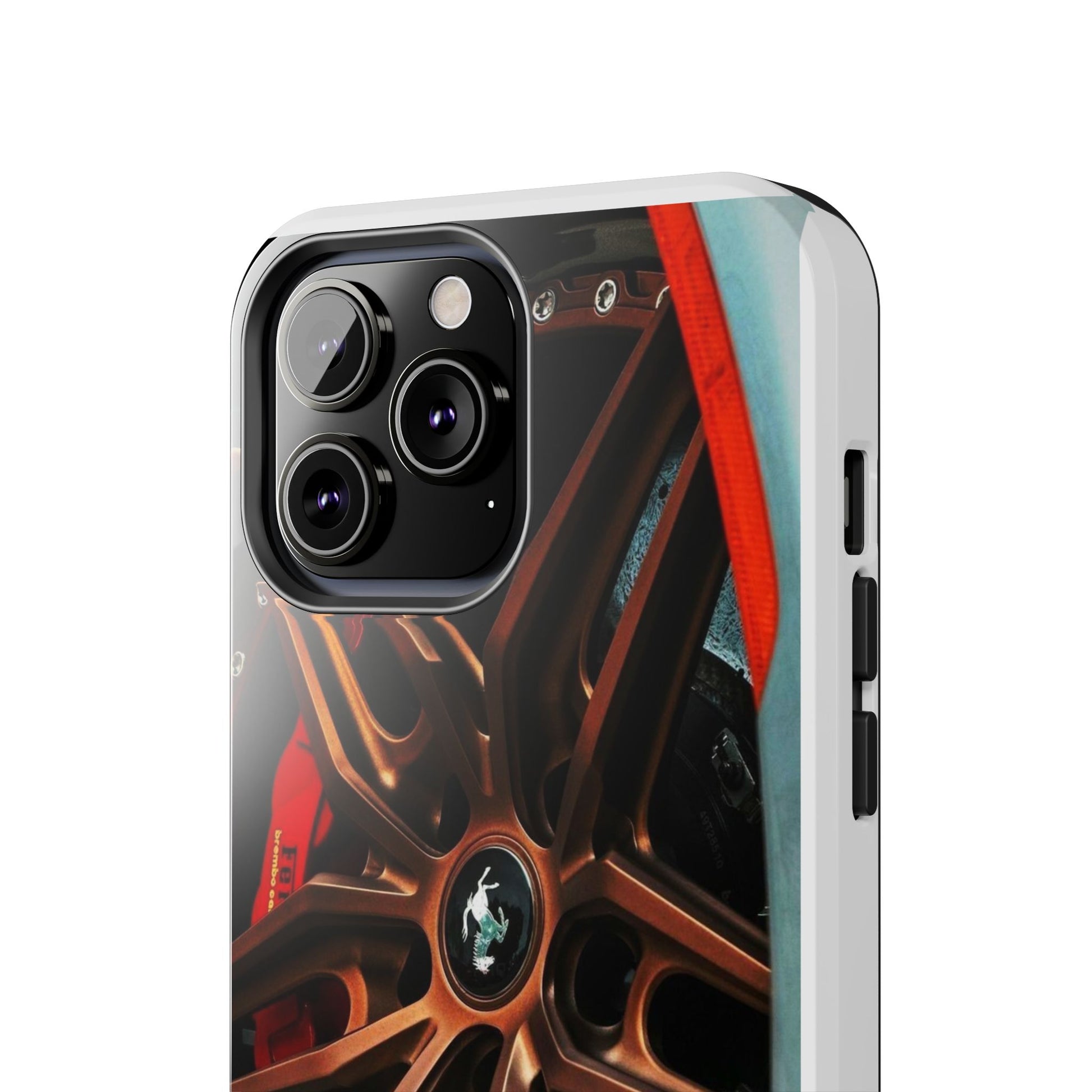 Sports Car Racing Wheel tough Phone Cases for Iphones & Samsung Durable