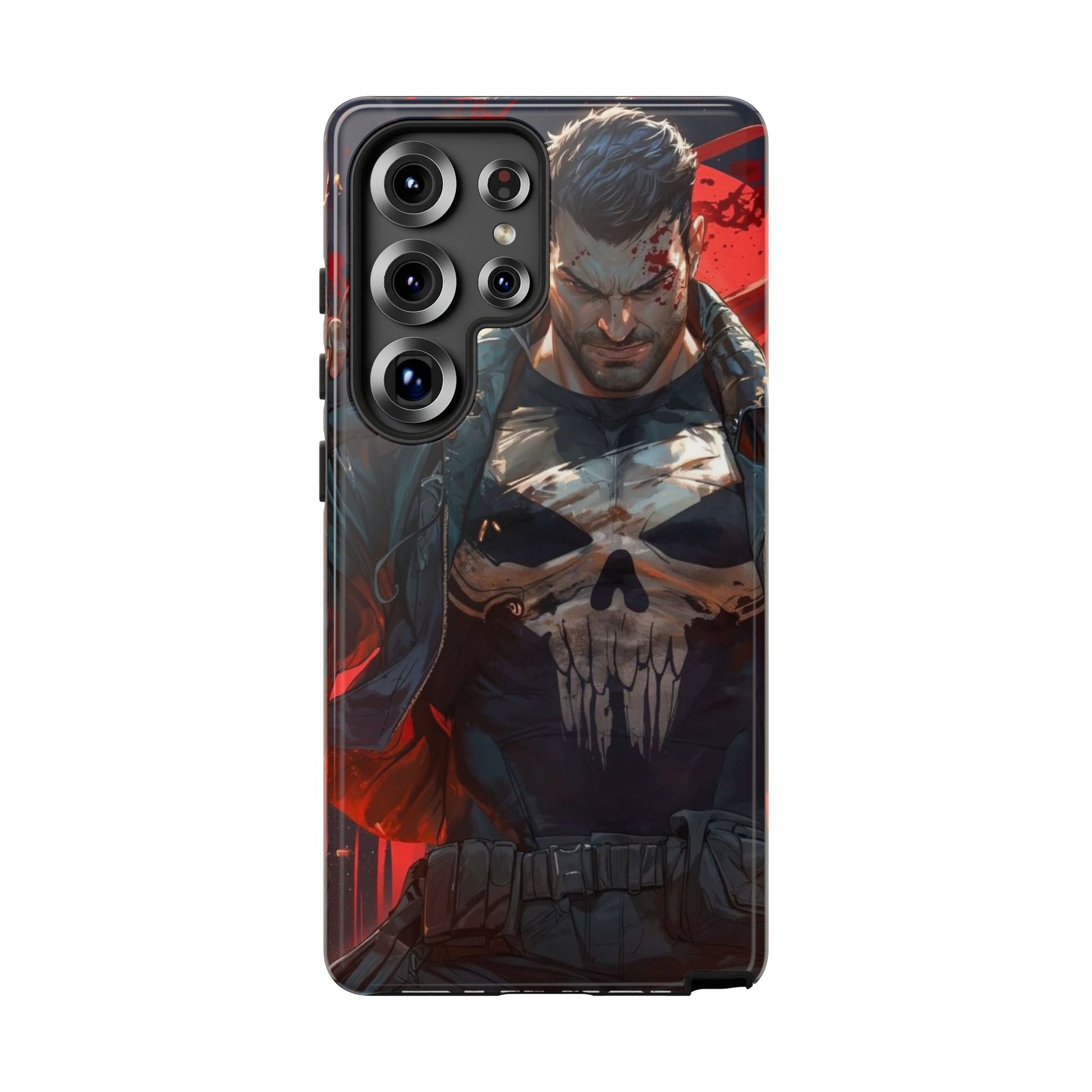 Punisher Tough Cases for iPhones, Samsung, and Pixel