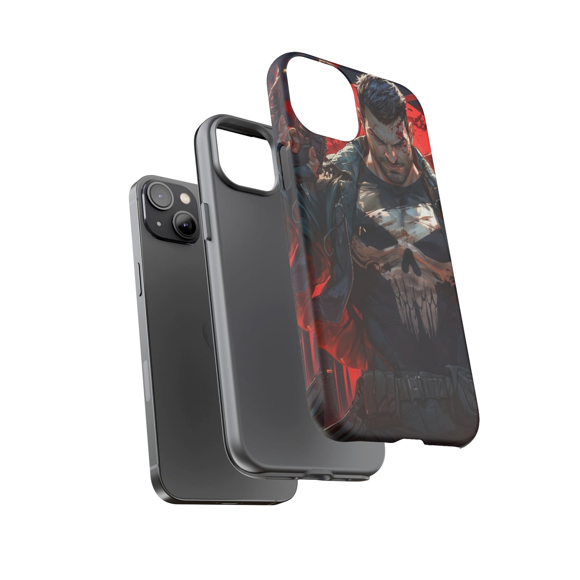 Punisher Tough Cases for iPhones, Samsung, and Pixel