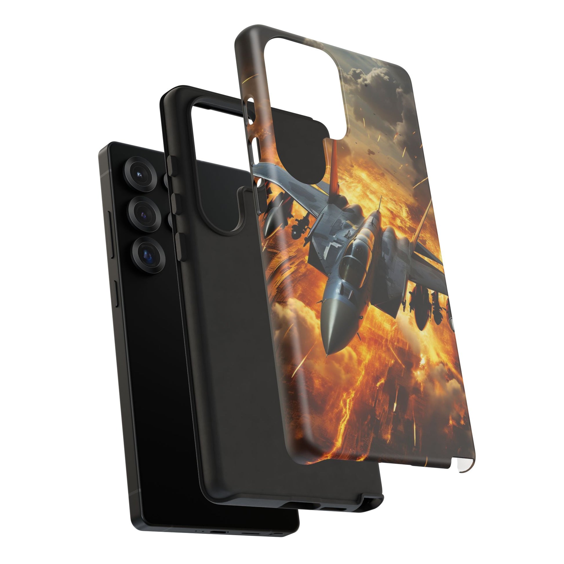 F-15 Fighter Jet Tough Cases for iPhones, Samsung, and Pixel