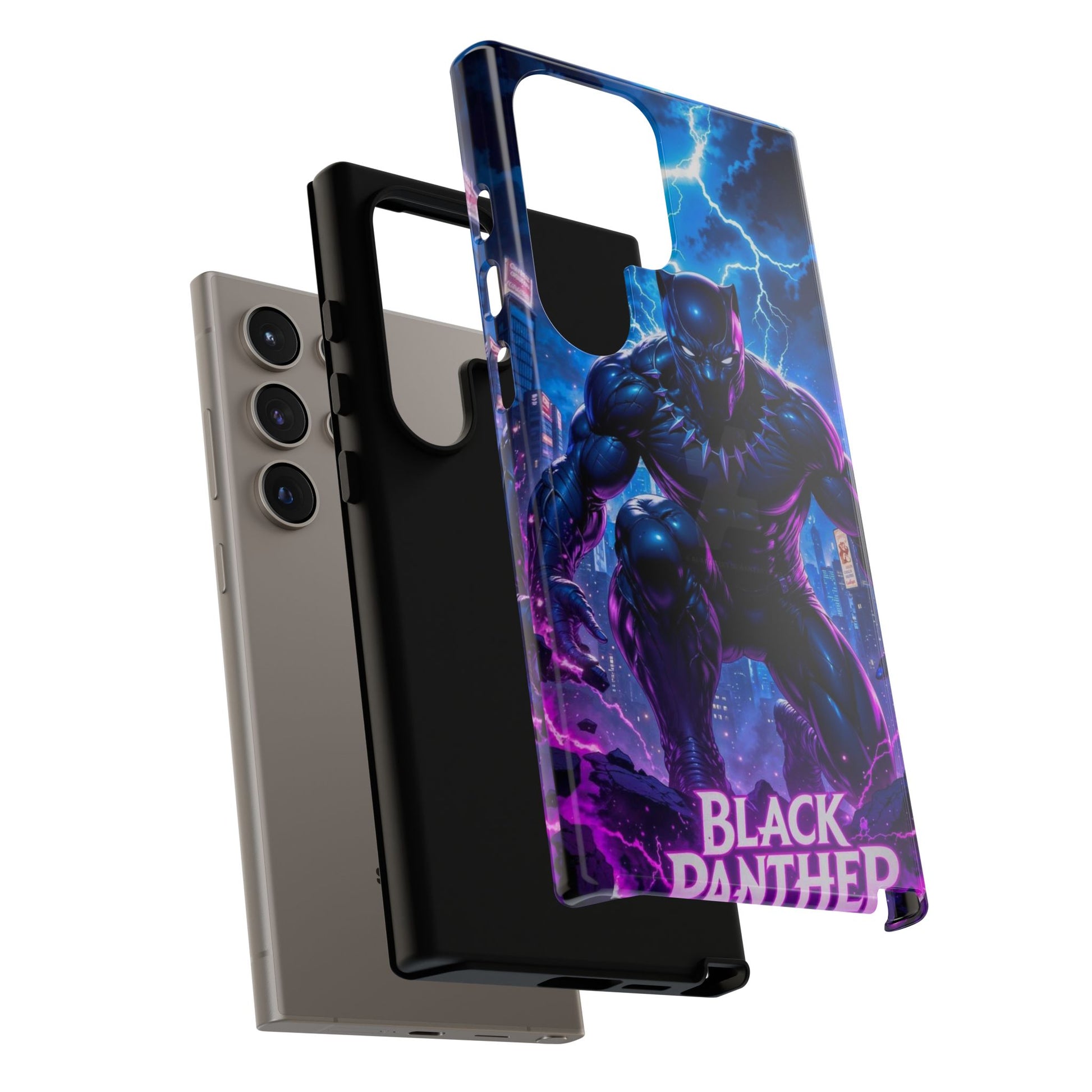 Black Panther Phone Case, Tough Cases for iPhones, Samsung, and Pixel
