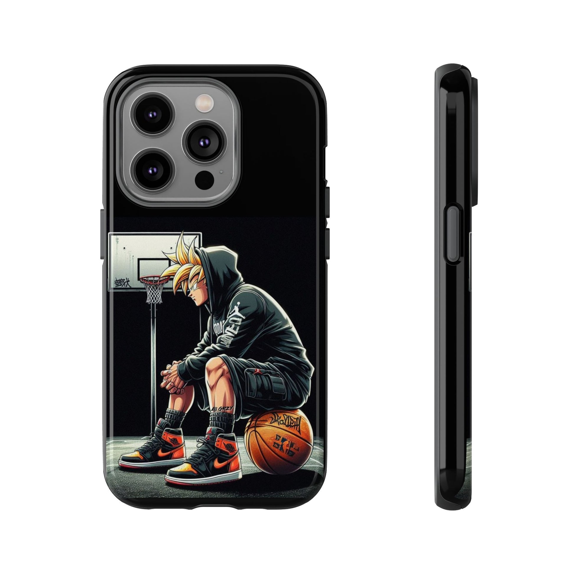 Son Goku Basketball Tough Cases for iPhones, Samsung, and Pixel