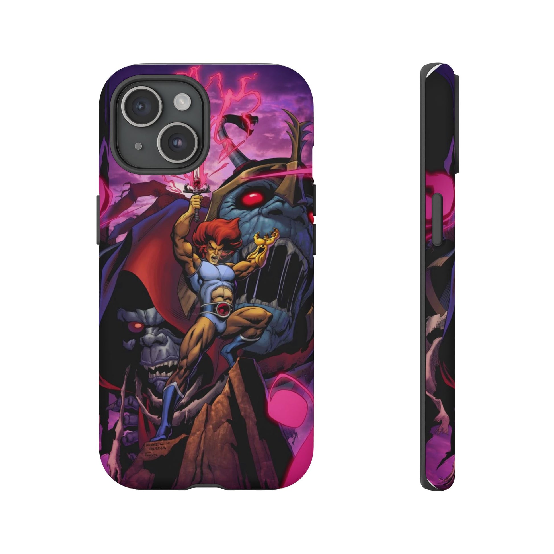 Thundercats Lion O x Mumra Tough Cases for iPhones, Samsung, and Pixel