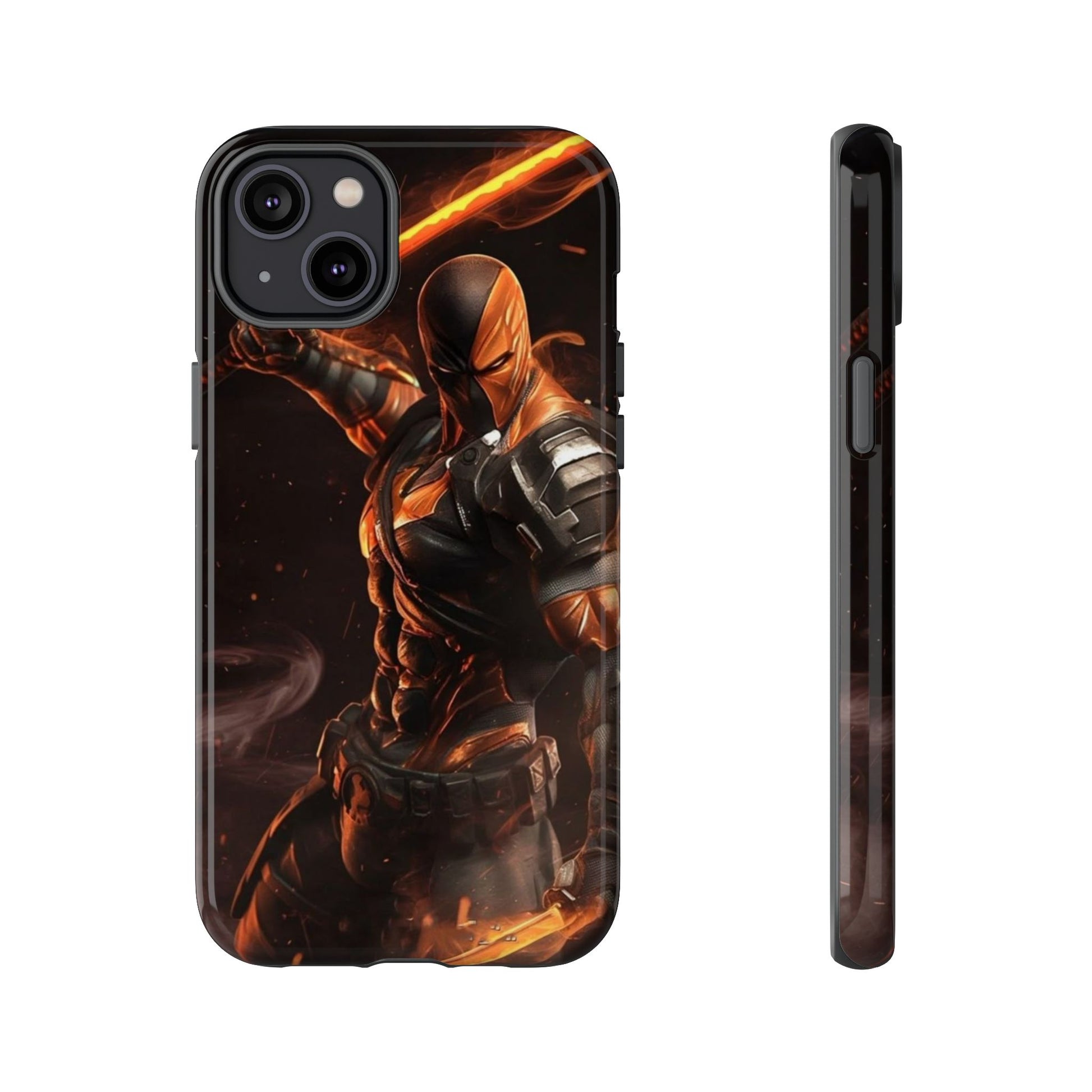 DC Comics Death Stroke Tough Cases for iPhones, Samsung, and Pixel