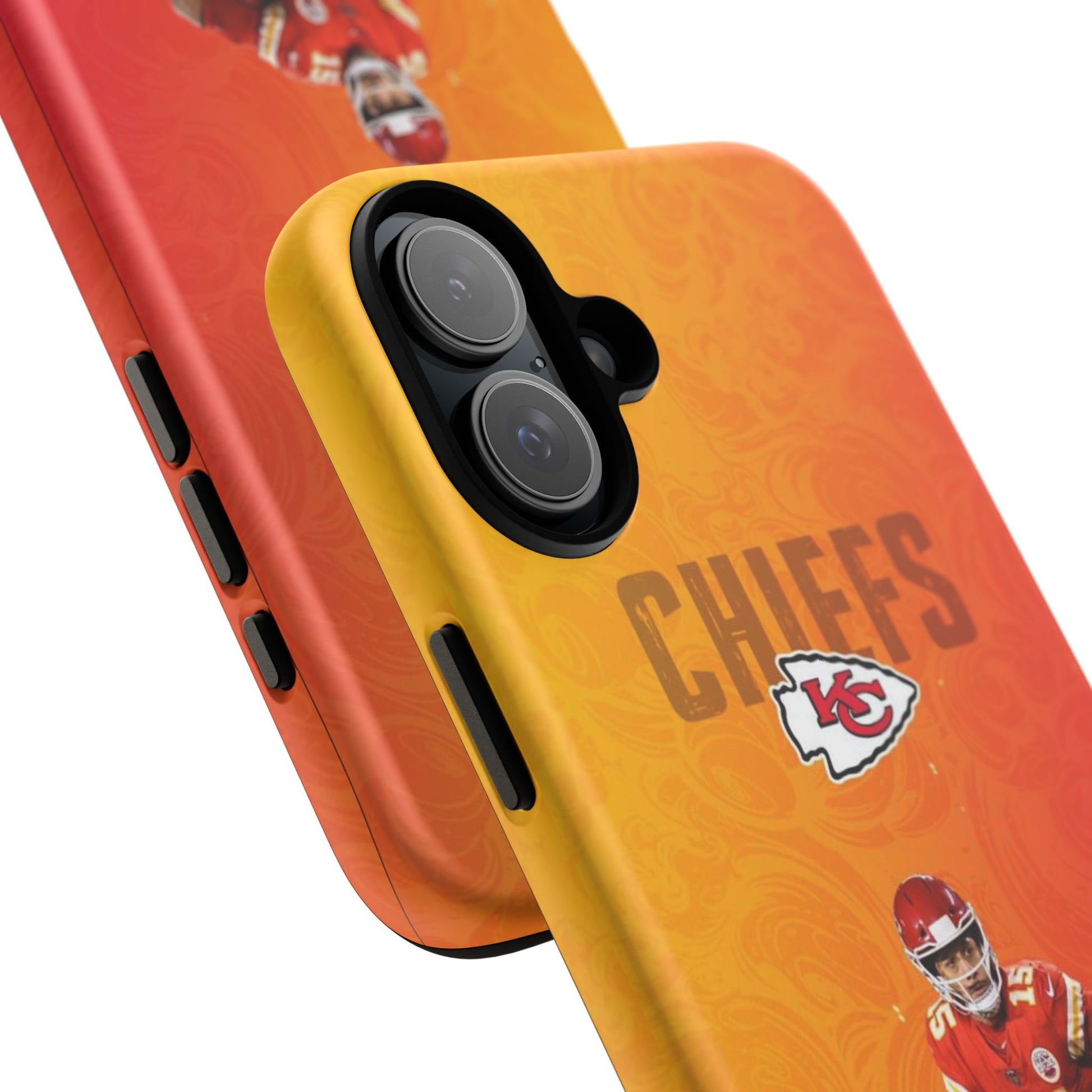 Kansas City Chiefs Patrick Mahomes Football Tough Cases for iPhones, Samsung, and Pixel
