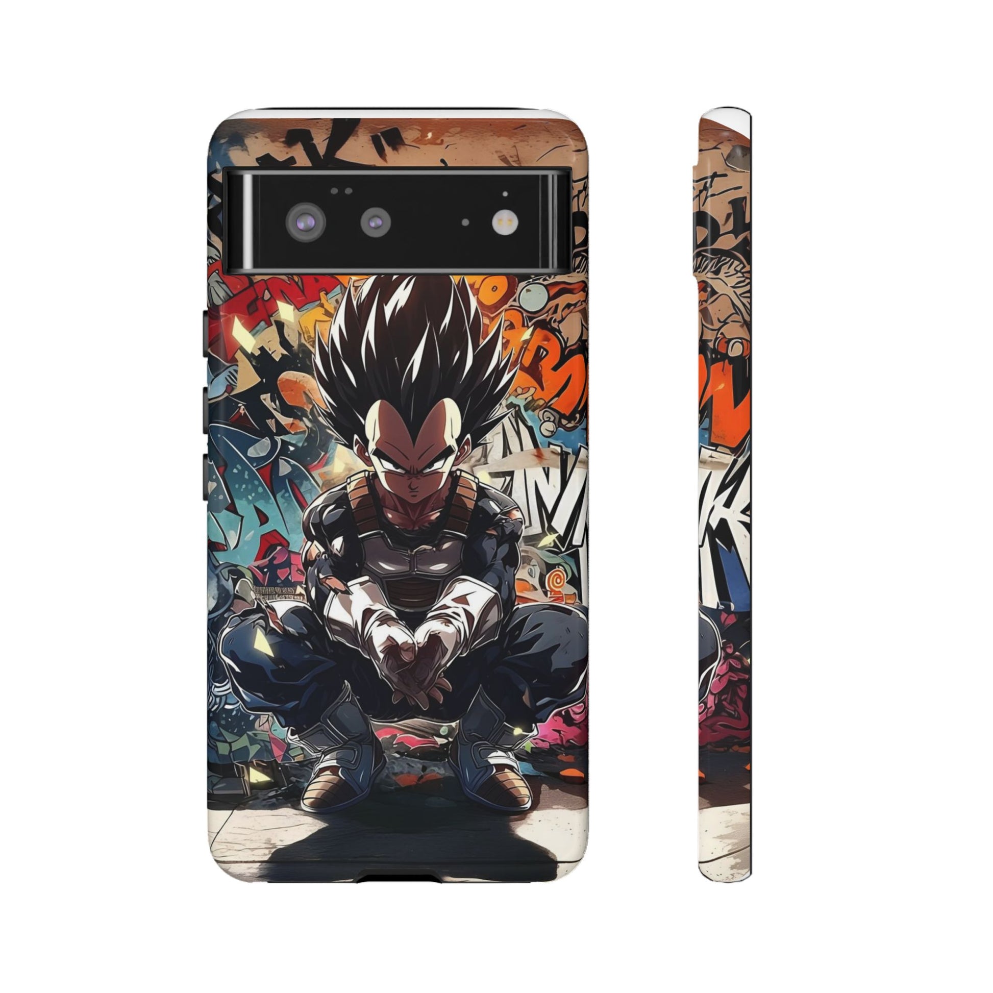 Anime Vegeta Dragon ball Z Tough Cases for iPhones, Samsung, and Pixel