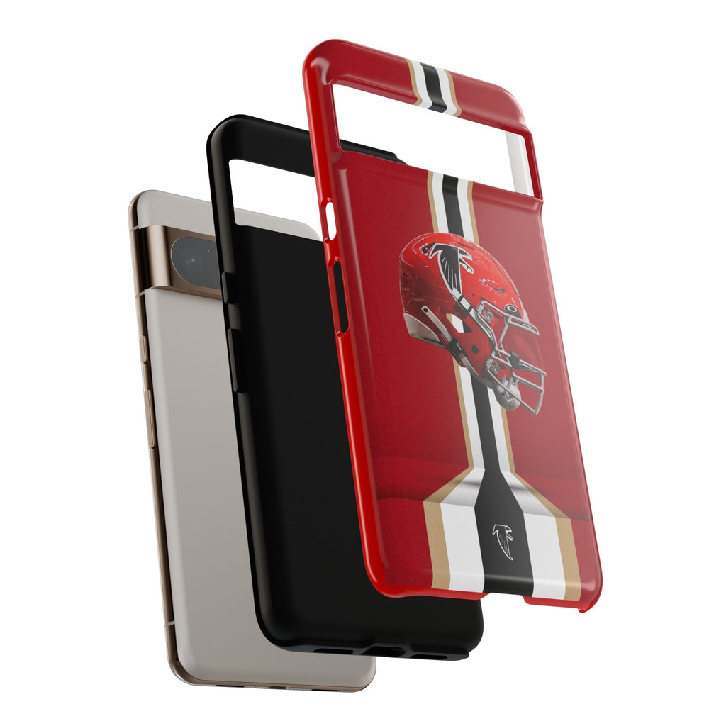 Atlanta Falcons Football Helmet Logo Tough Cases for iPhones, Samsung, and Pixel
