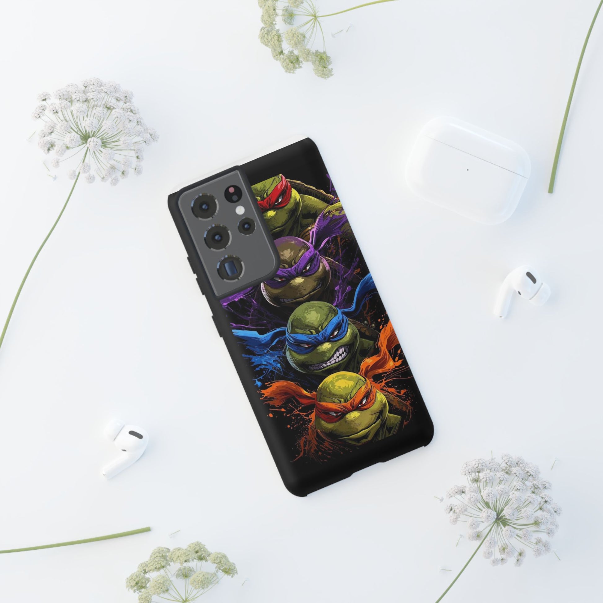 Ninja Turtles Tough Cases for iPhones, Samsung, and Pixel