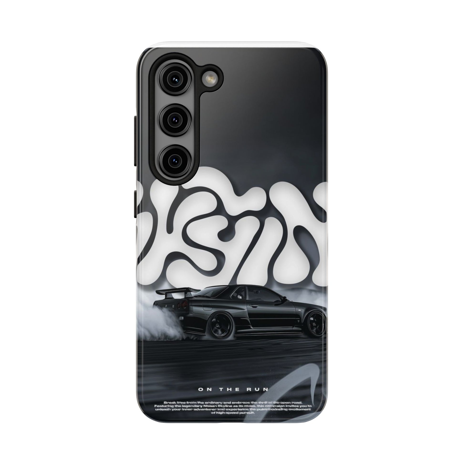 Drifting Skyline Racing Car Theme Phone Case for iPhone & Samsung Galaxy Phones
