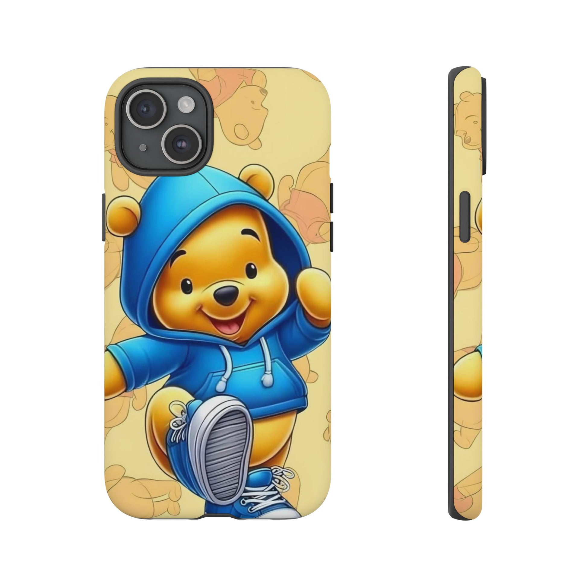 Cute Pooh Bear Phone Case, Tough Case