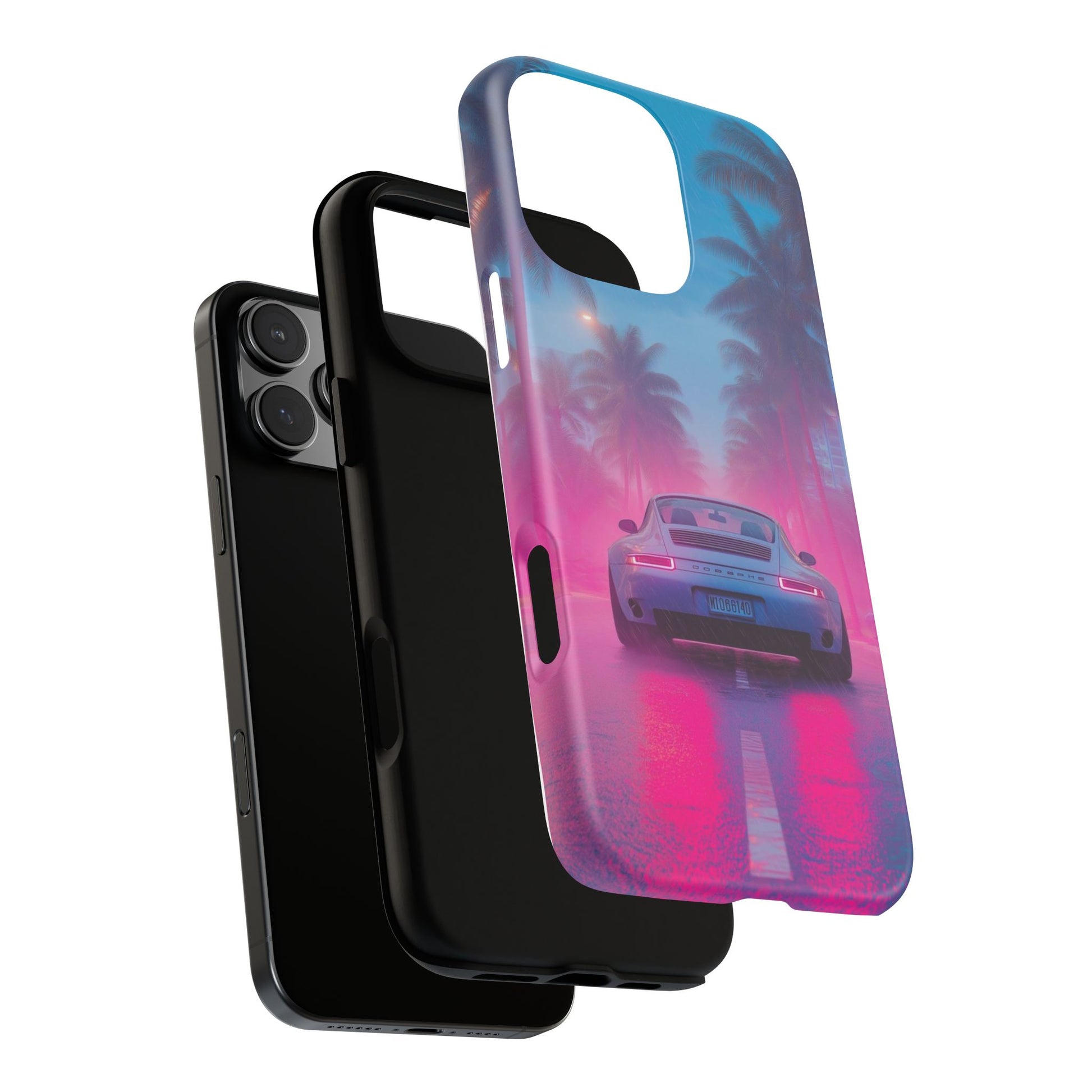 Miami Vice Porsche Phone Case for iPhone, Samsung Galaxy, & Pixel Phones