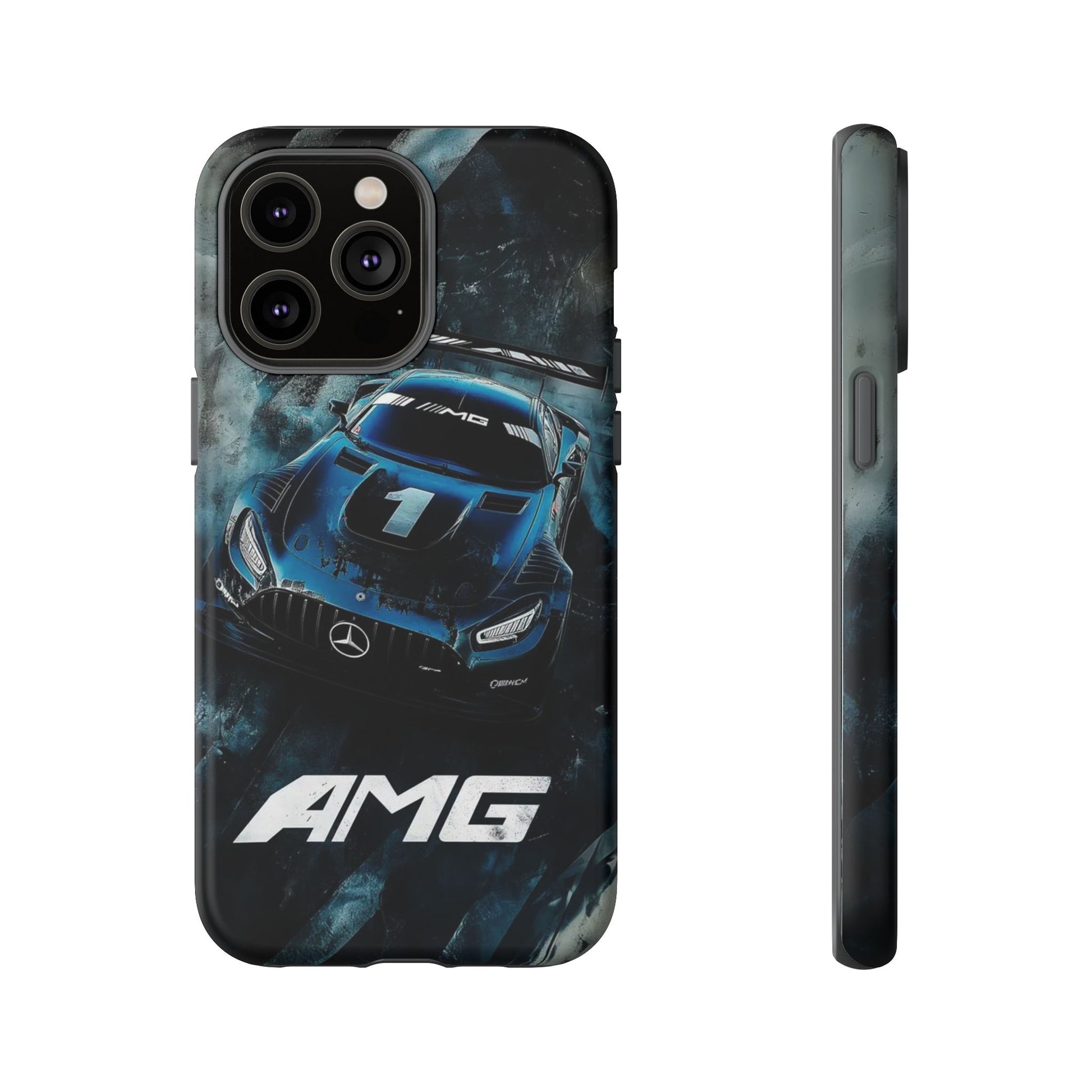 Mercedes AMG Racing Car Tough Cases for iPhones, Samsung, and Pixel