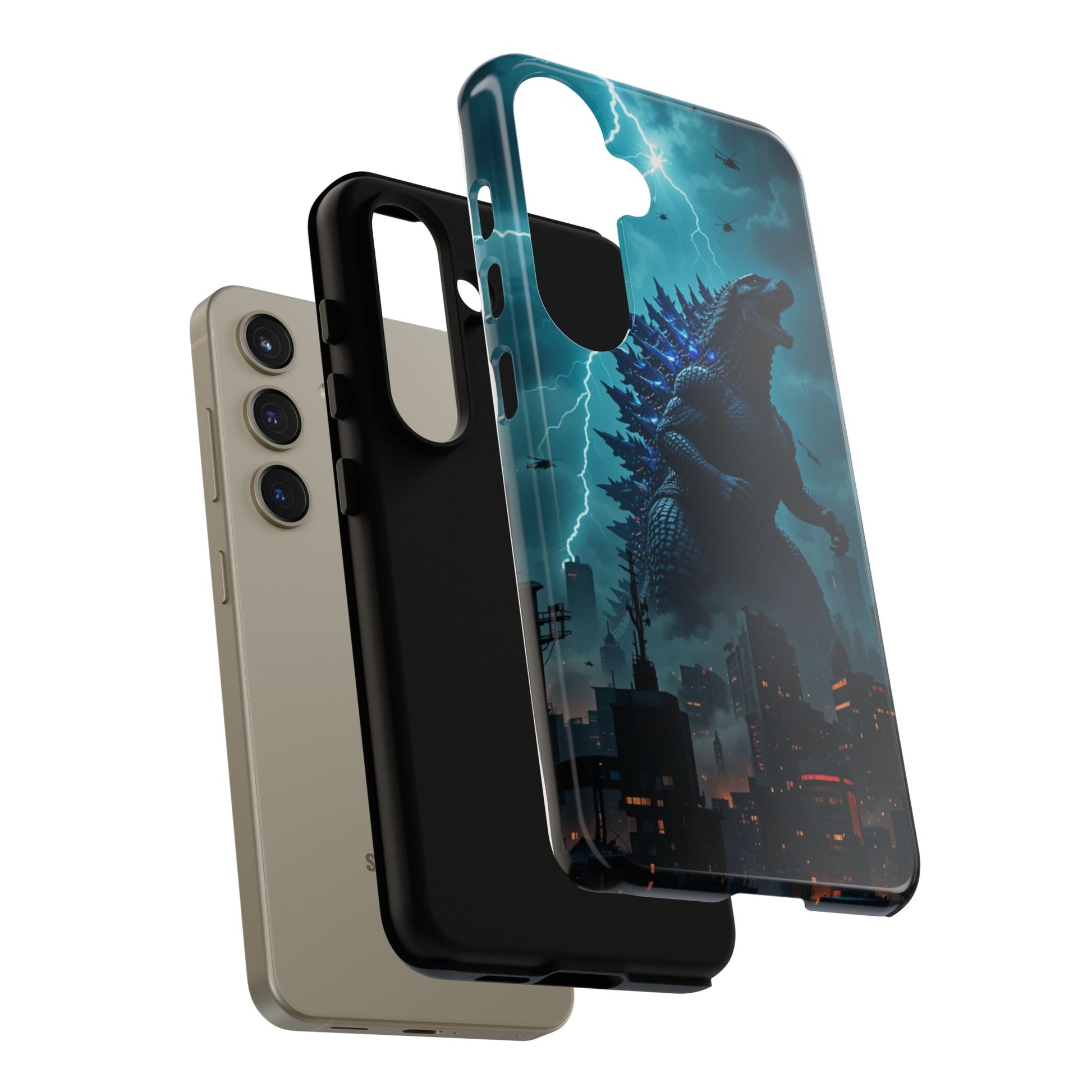Godzilla Phone Case, Tough Cases for iPhones, Samsung, and Pixel