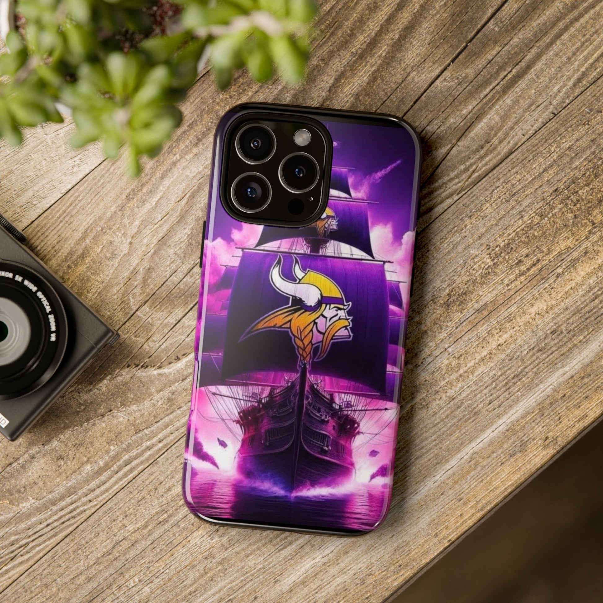 Minnesota Vikings Ship Football Phone Case, Tough Cases for iPhones, Samsung, and Pixel