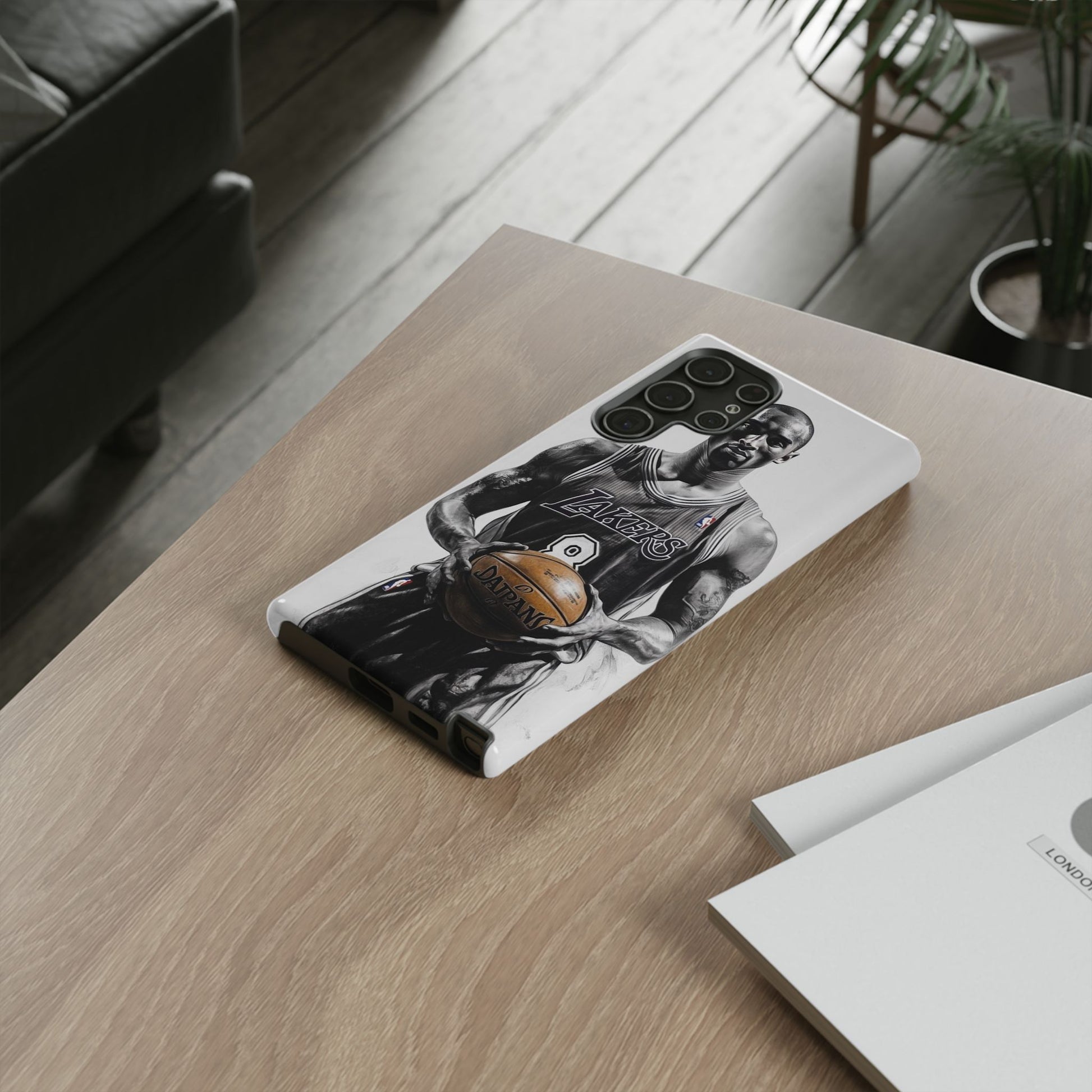Kobe Basketball Art Tough Cases for iPhones, Samsung, and Pixel