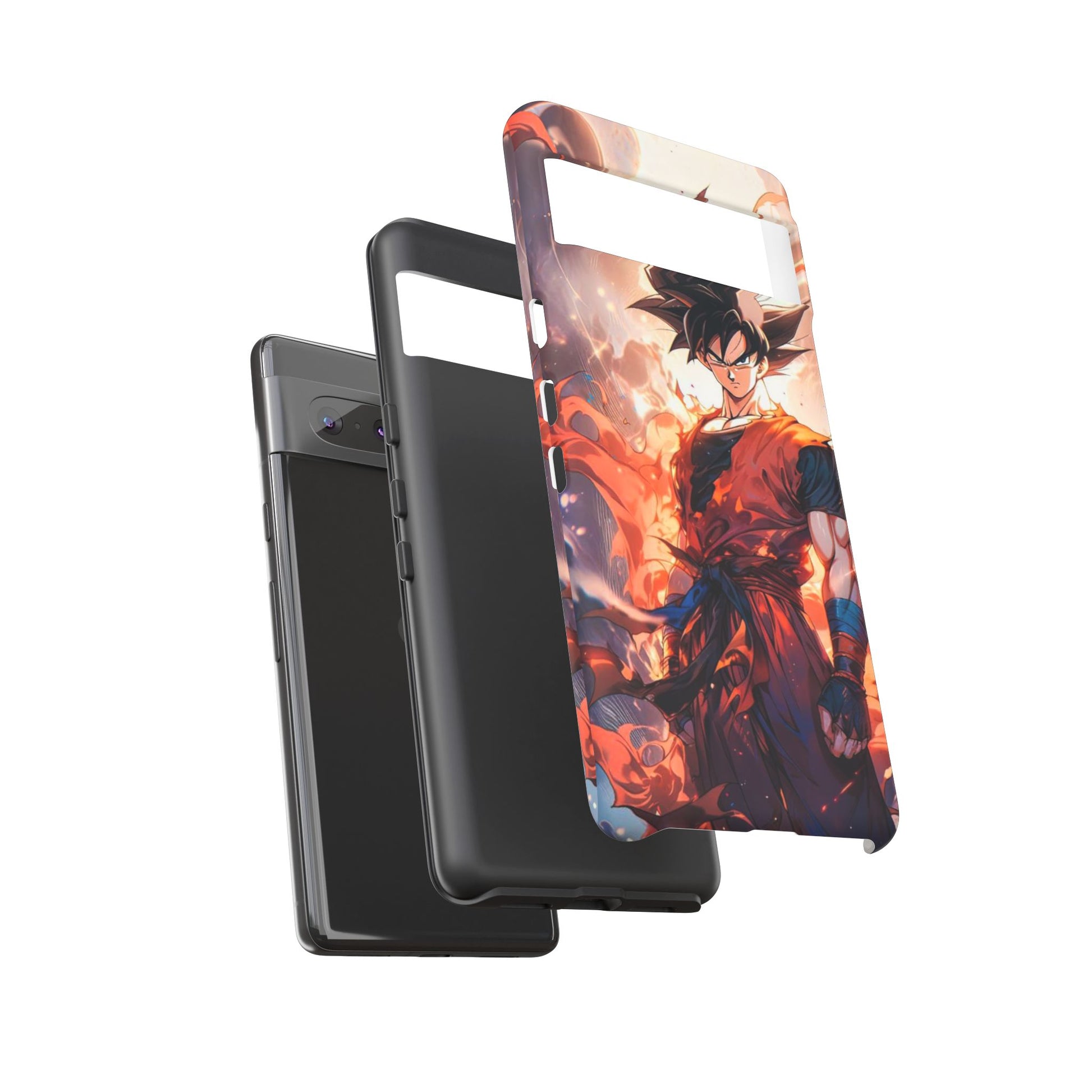 Anime Manga Dragon Ball Z Goku Tough Cases for iPhones, Samsung, and Pixel