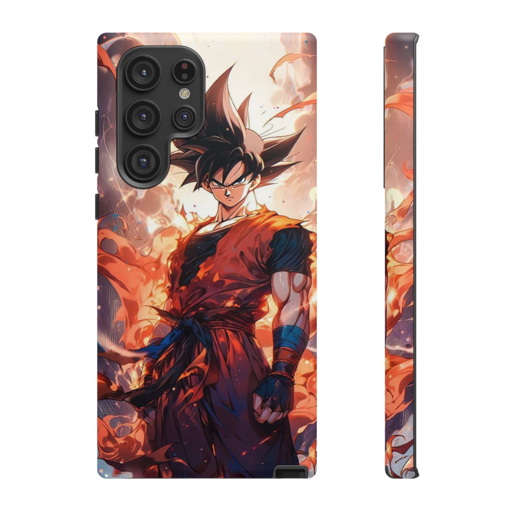Anime Manga Dragon Ball Z Goku Tough Cases for iPhones, Samsung, and Pixel