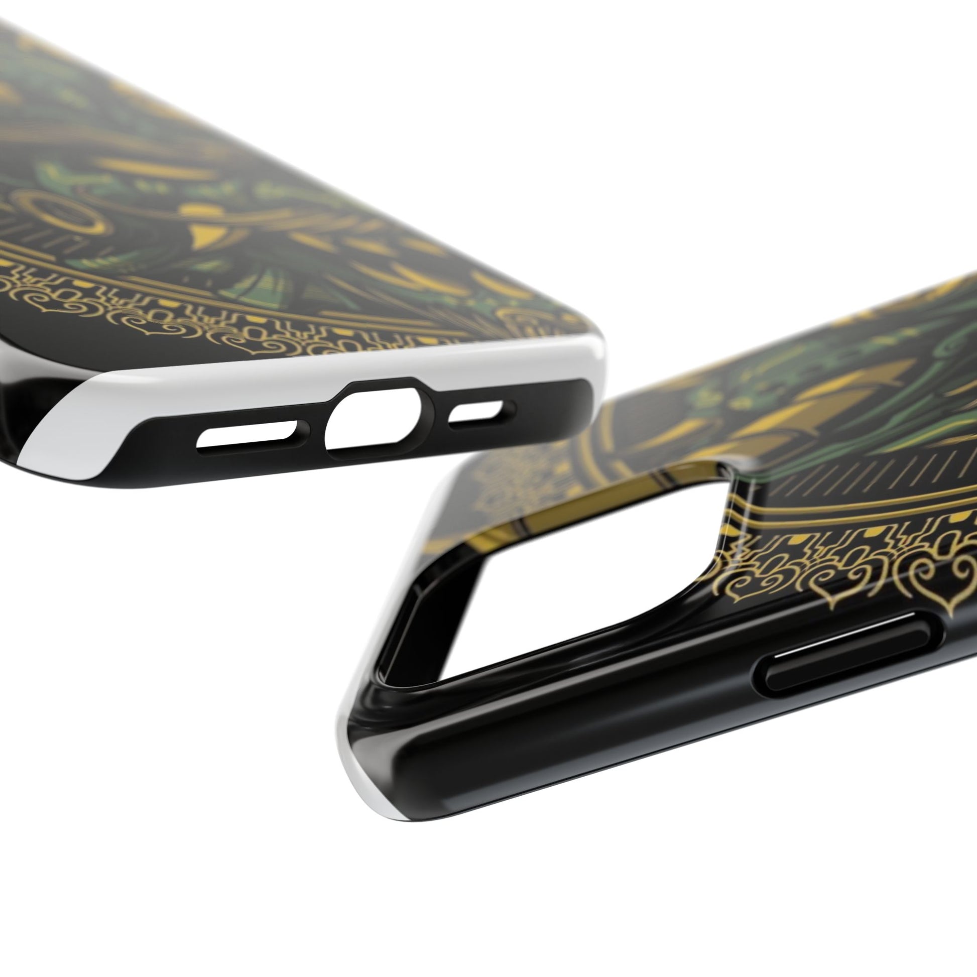 Kabuki Mask Theme Phone Cases for Iphones & Samsung Durable