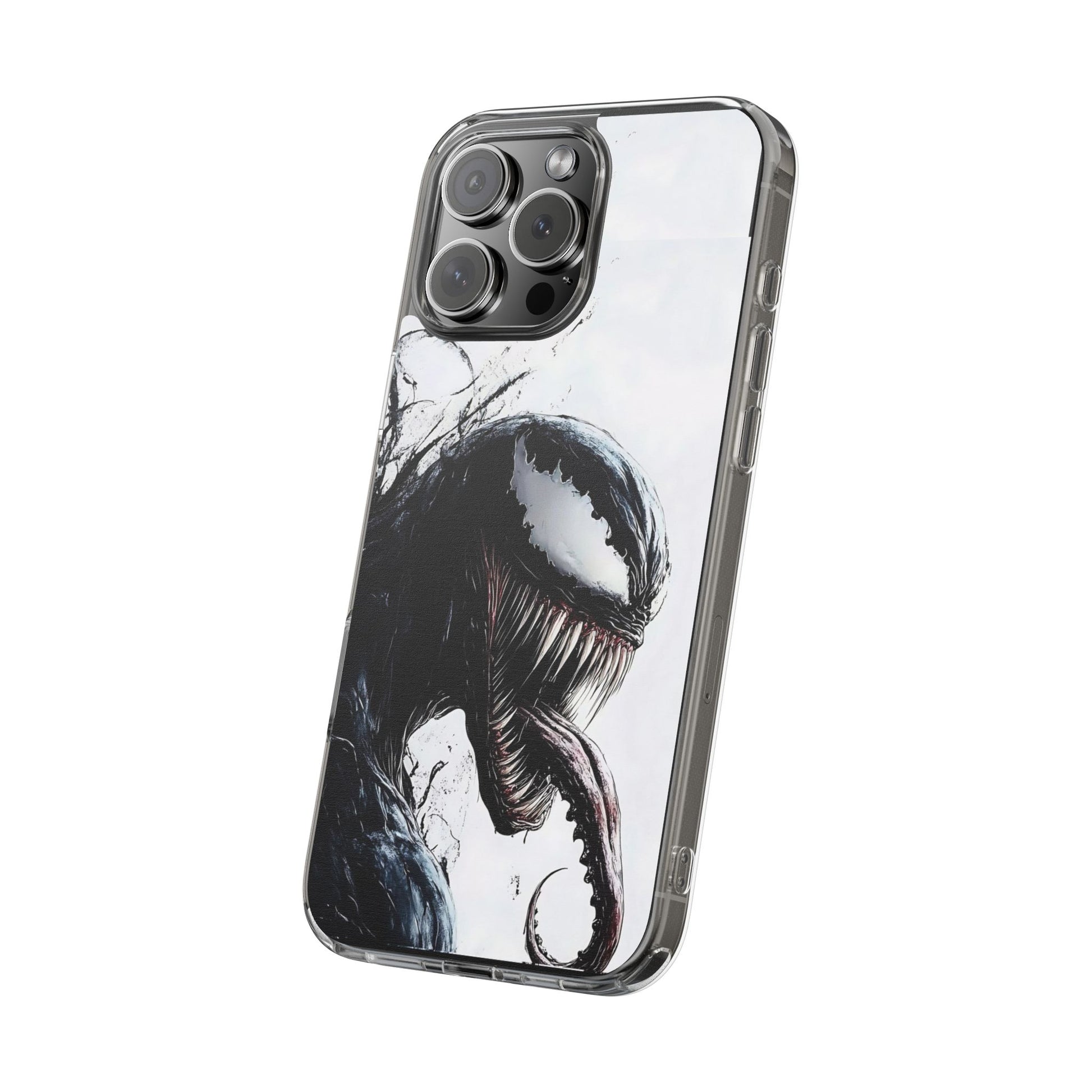Phone Case, Venom Villain Comic Book Themed Clear Case for Select Phones,