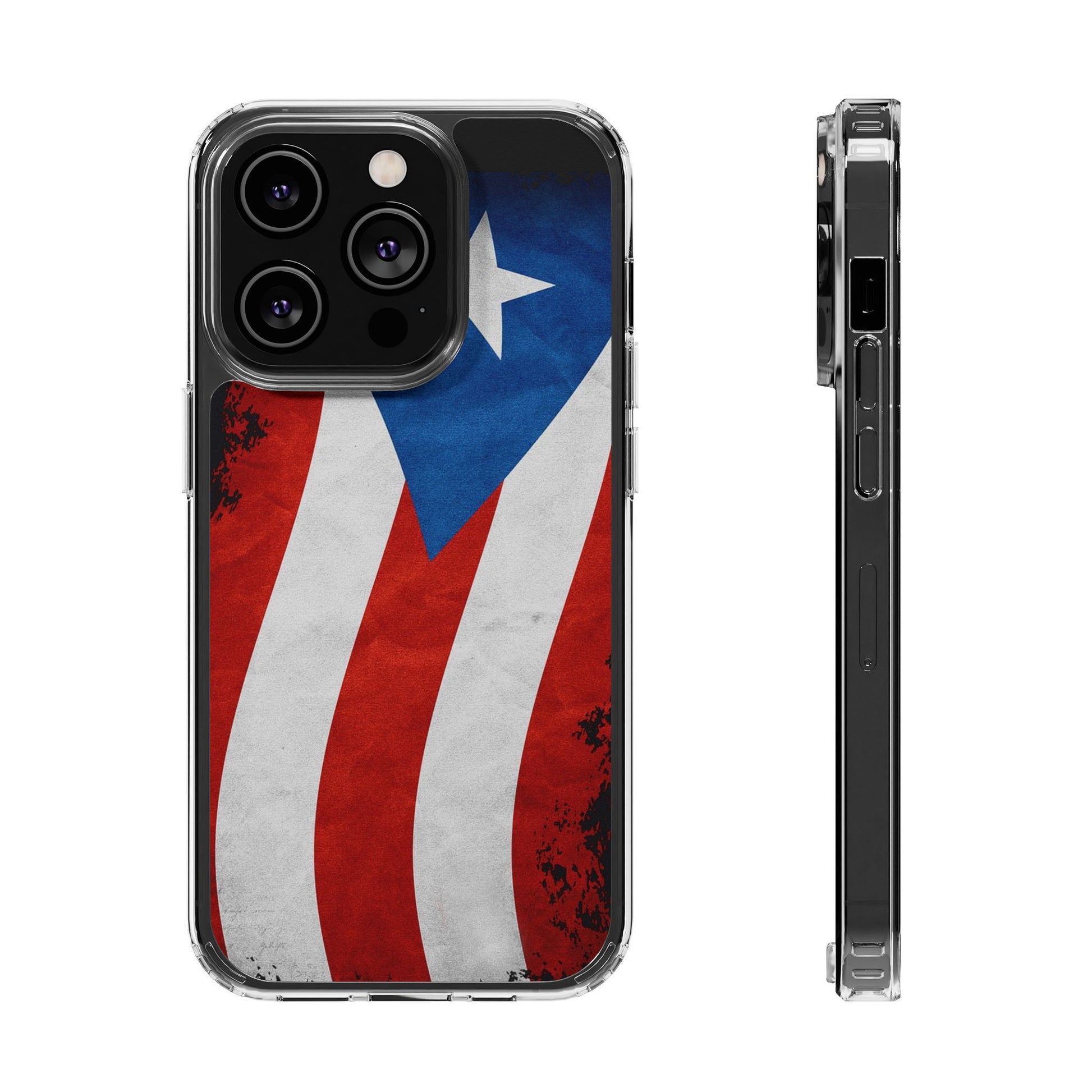 Puerto Rican Flag Art Inspired Iphone and Samsung Protective case
