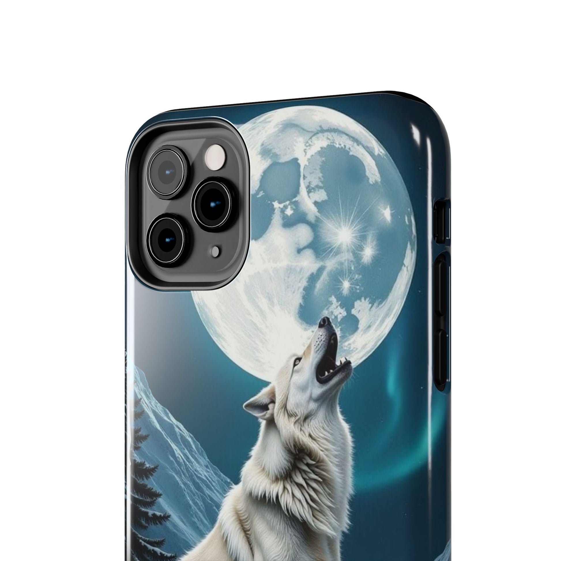 Howling Wolf Theme Phone Cases for iPhones & Samsung Phones