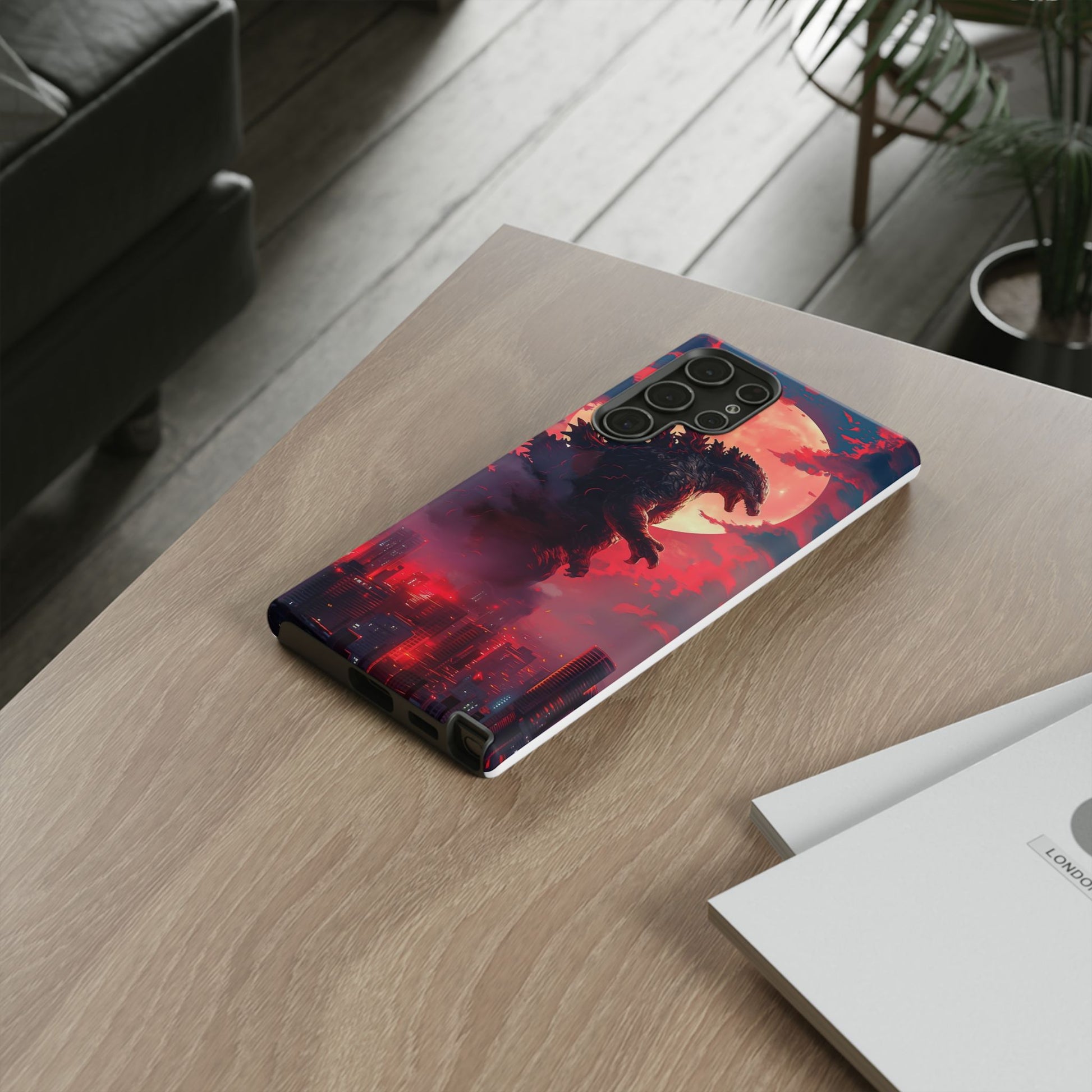 King of Monsters Godzilla Tough Phone Cases for iPhones, Samsung, and Pixel