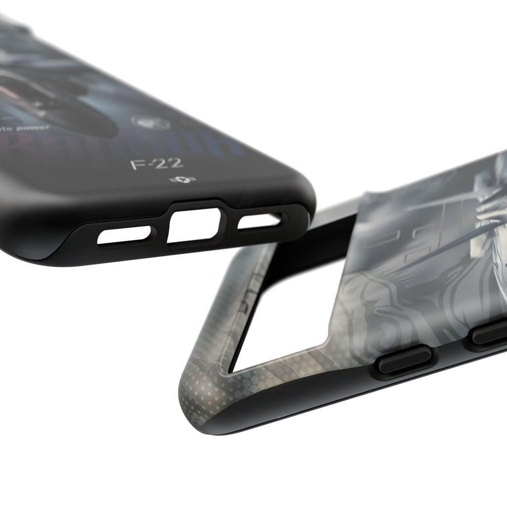 F-22 Raptor Fighter Jet Tough Cases for iPhones, Samsung, and Pixel