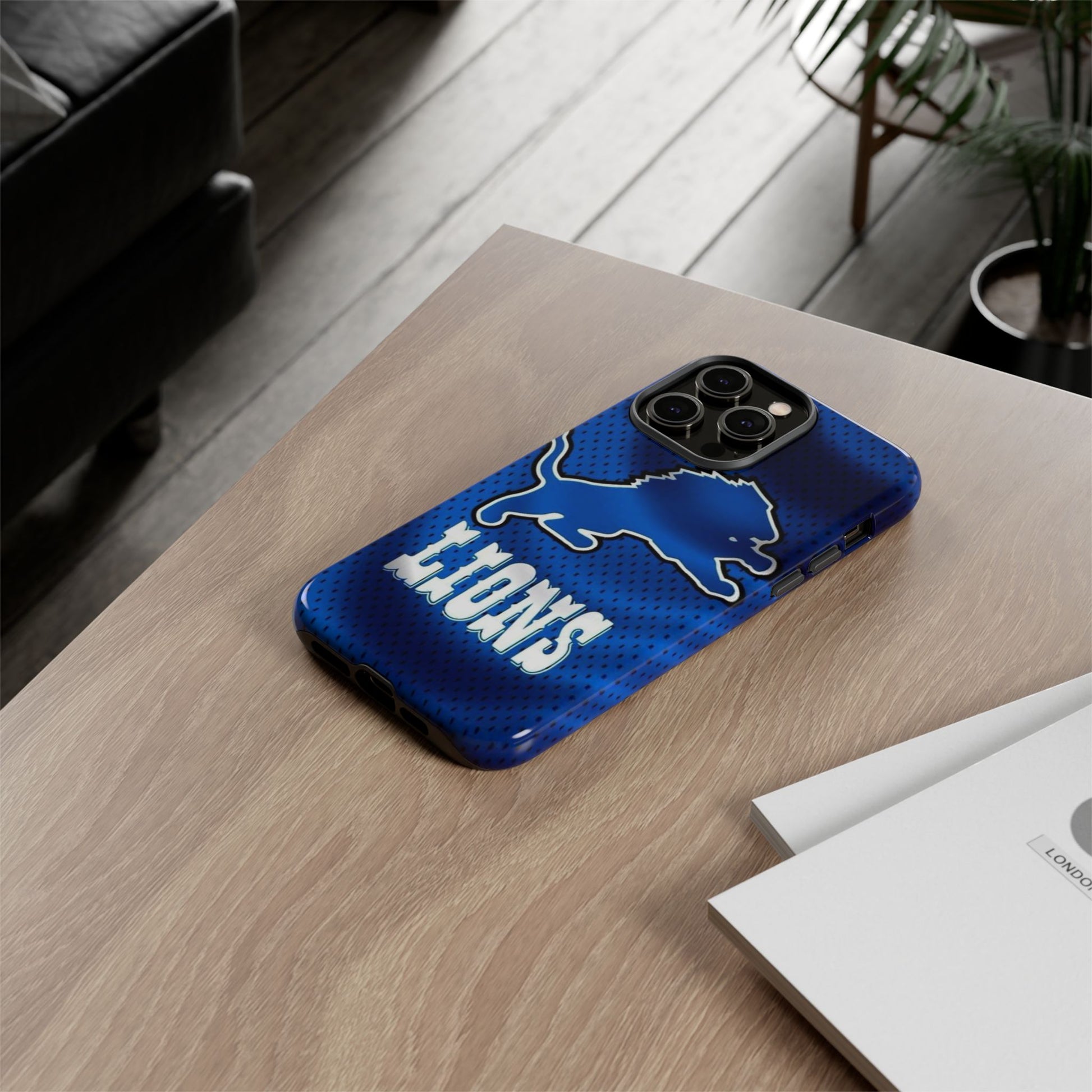 Detroit Lions Football Jersey Phone Case, Tough Cases for iPhones, Samsung, and Pixel