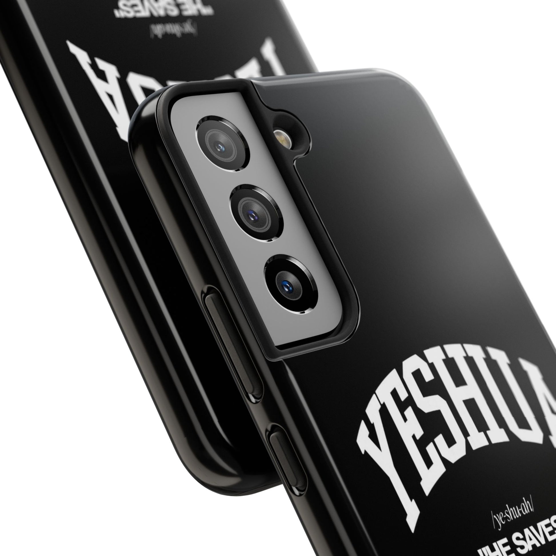 Yeshua He Saves Christian Theme Phone Cases for iPhones & Samsung Phones