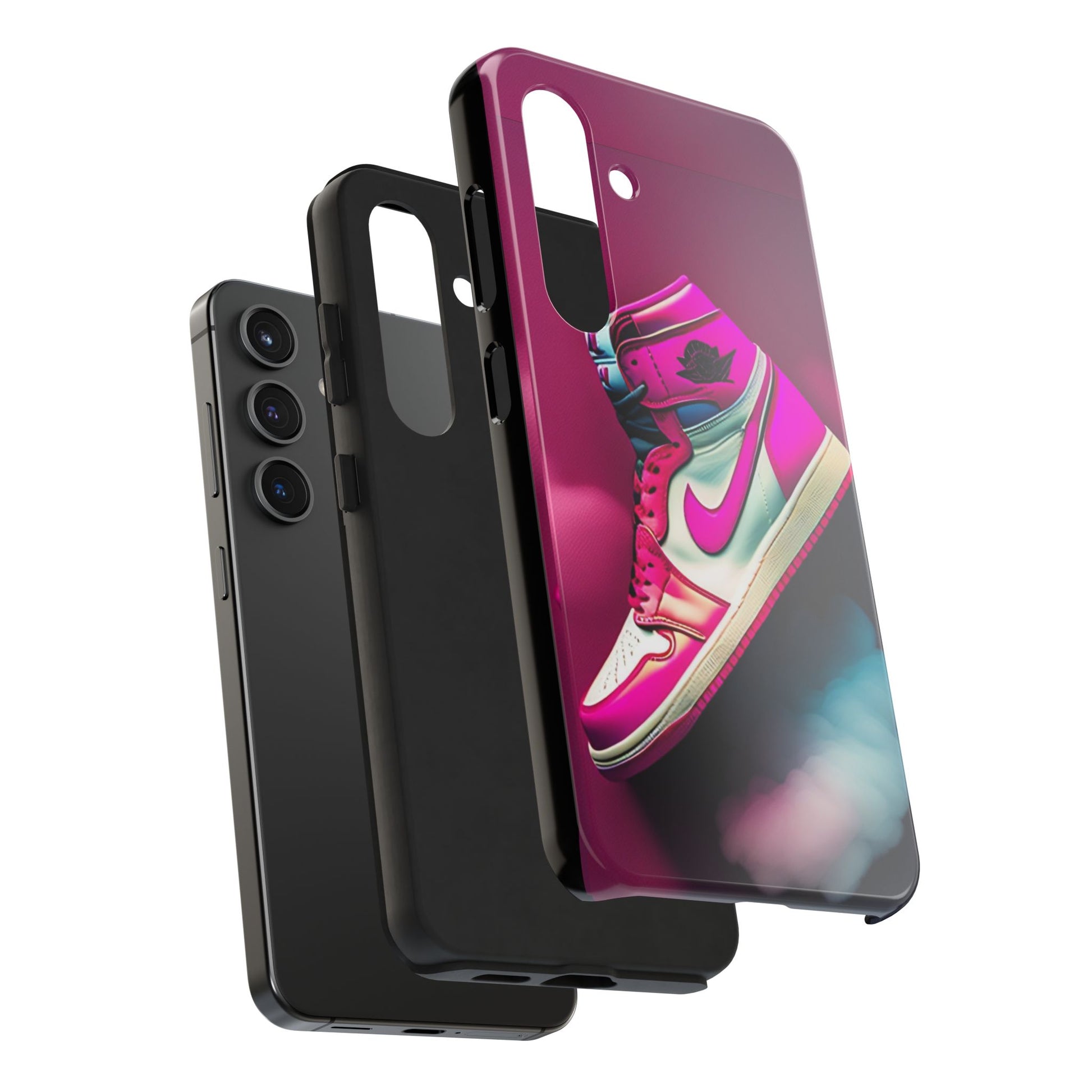 Pink Jordan Sneakers Phone Cases for iPhones & Samsung Phones
