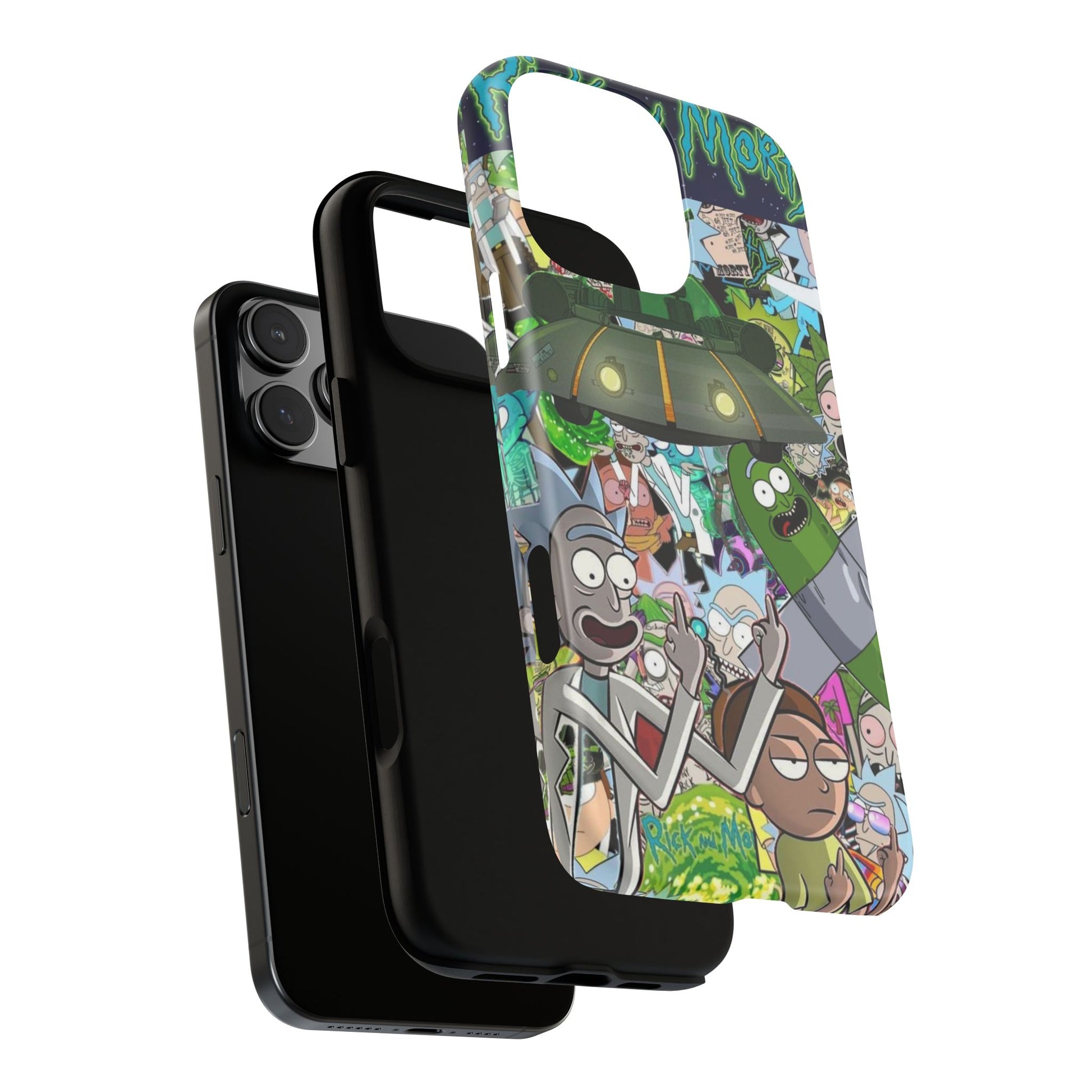 Rick and Morty Phone Case, Tough Cases for iPhones, Samsung, and Pixel
