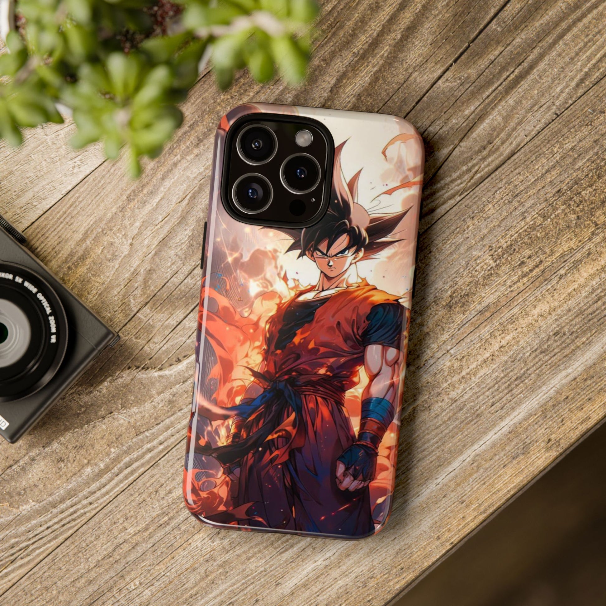Anime Manga Dragon Ball Z Goku Tough Cases for iPhones, Samsung, and Pixel