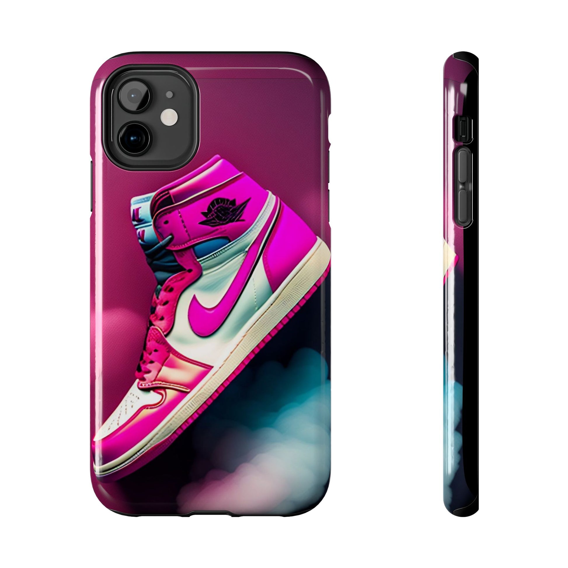 Pink Jordan Sneakers Phone Cases for iPhones & Samsung Phones