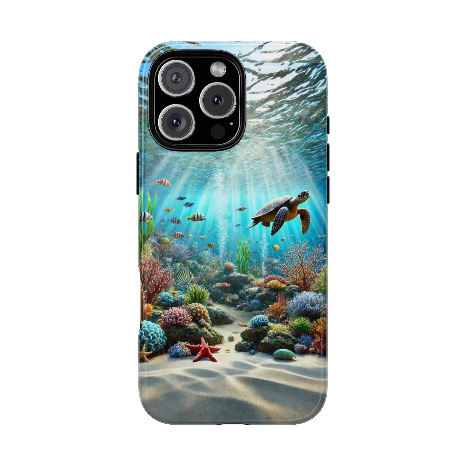 Under Sea Landscape Tough Cases for iPhones, Samsung, and Pixel