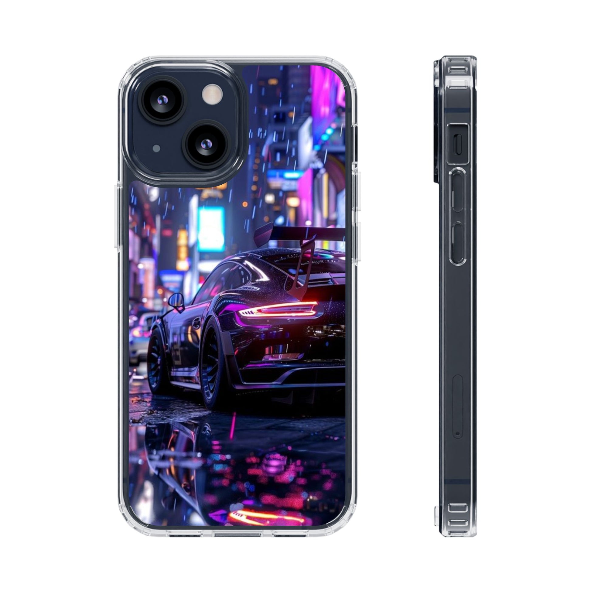 Beautiful Porsche in City Art Iphone, Samsung case