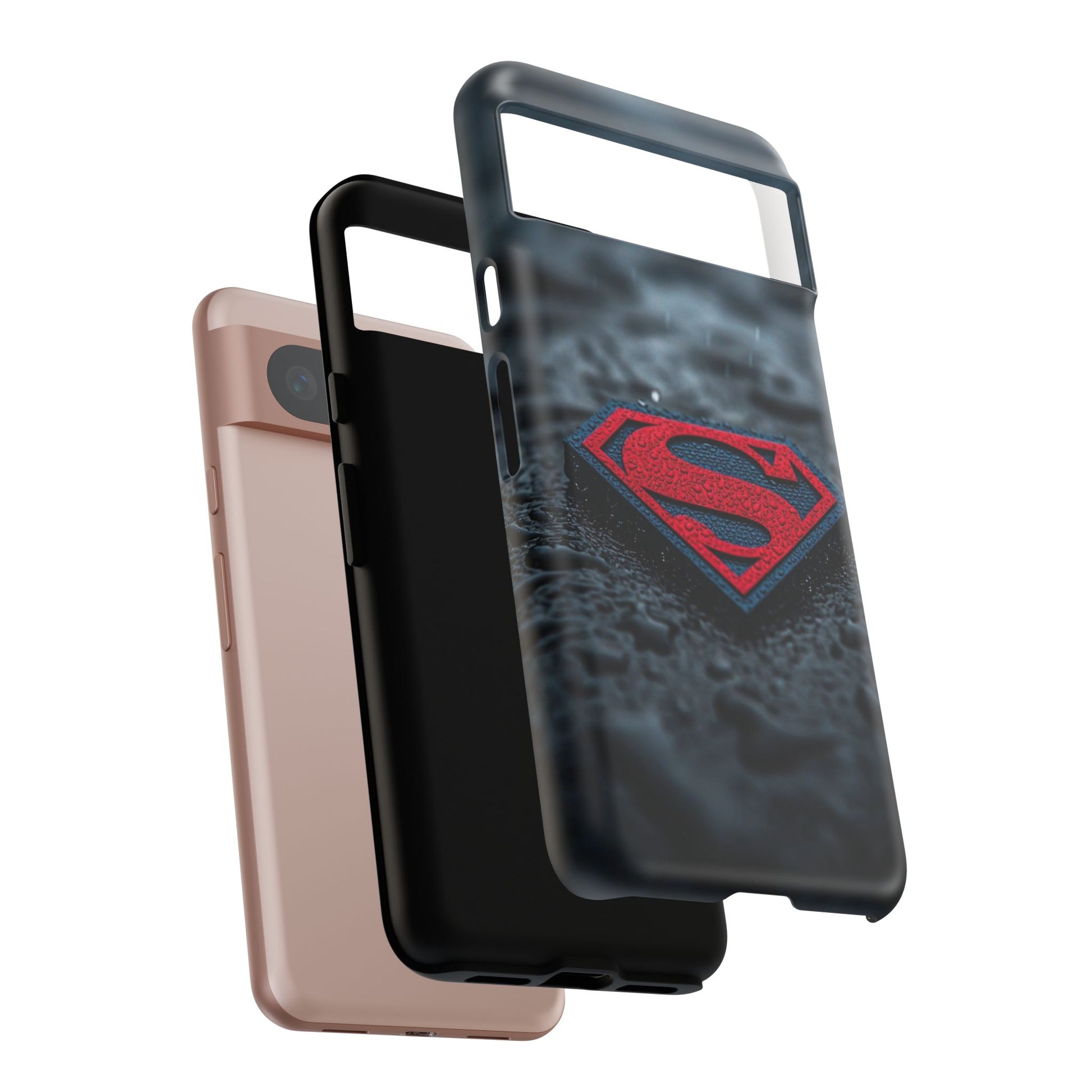 Superman Logo Tough Cases for iPhones, Samsung, and Pixel