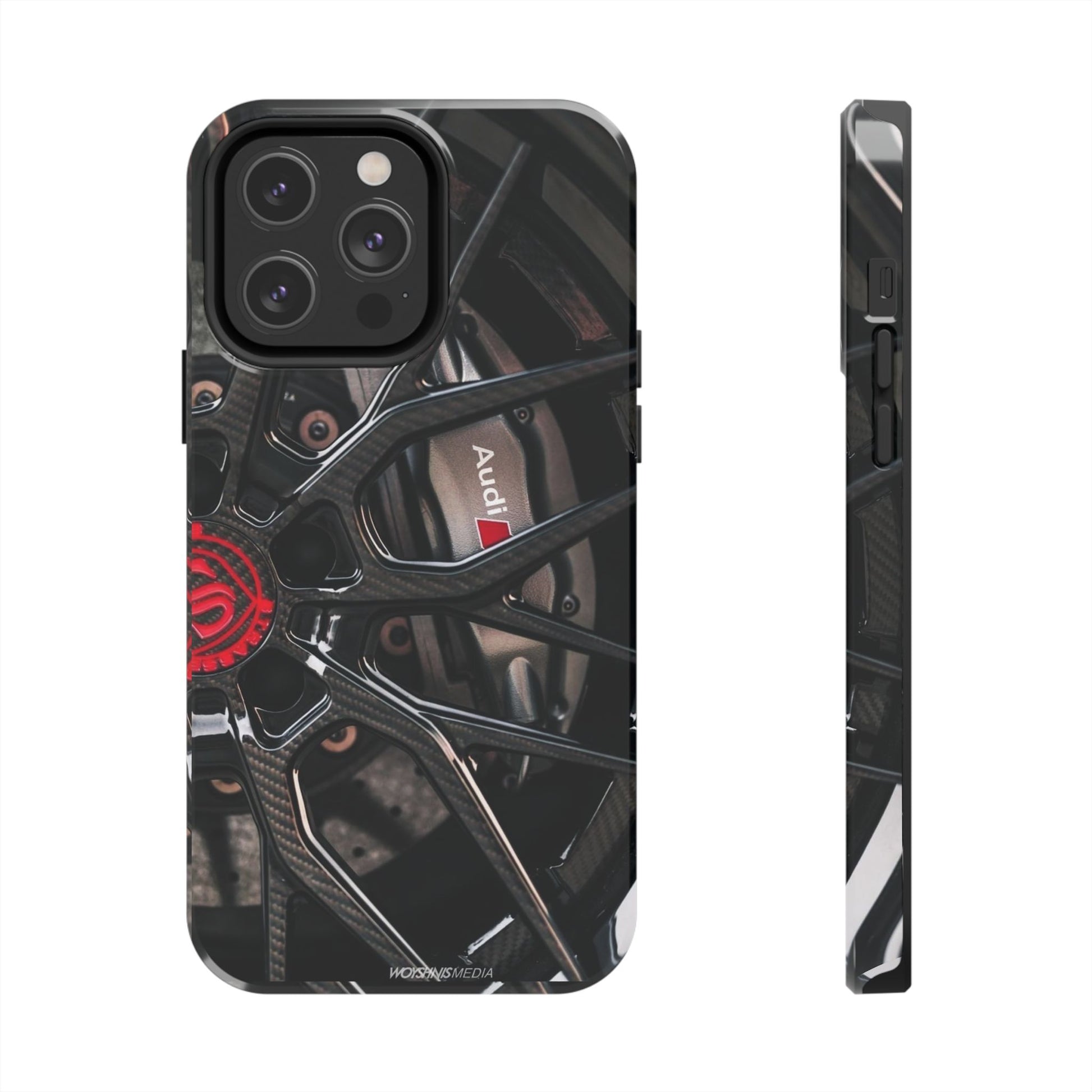 Audi Racing wheels Sports Car Phone Cases for Iphones & Samsung Phones