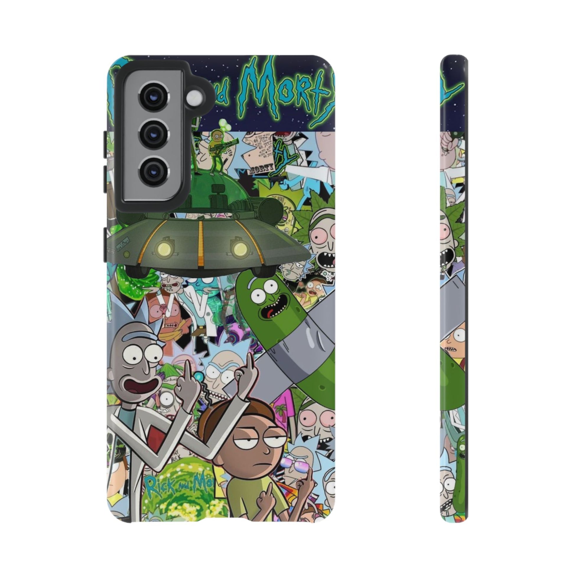 Rick and Morty Phone Case, Tough Cases for iPhones, Samsung, and Pixel