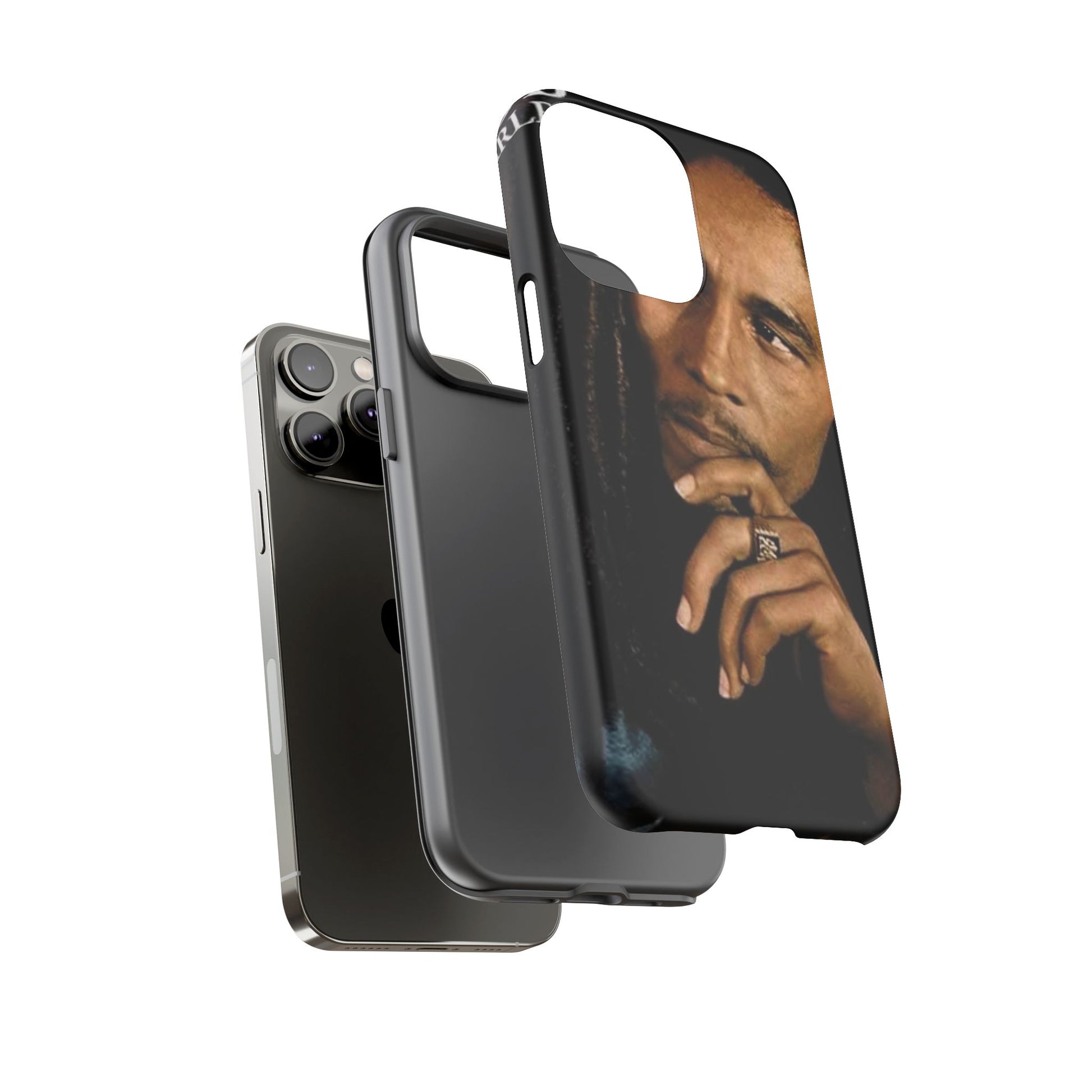 Marley Reggae Tough Cases for iPhones, Samsung, and Pixel