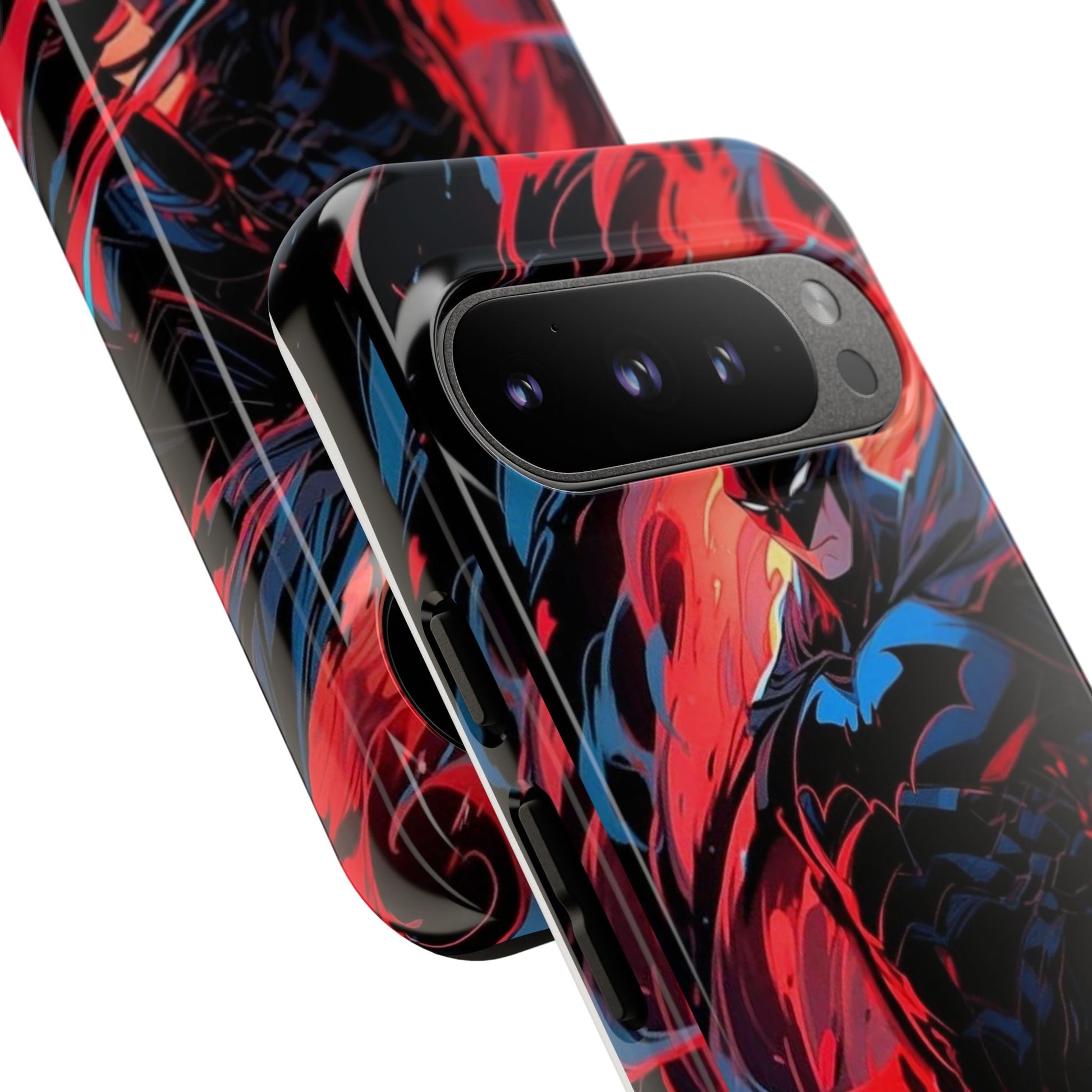 The Dark Knight Batman Art Tough Cases for iPhones, Samsung, and Pixel