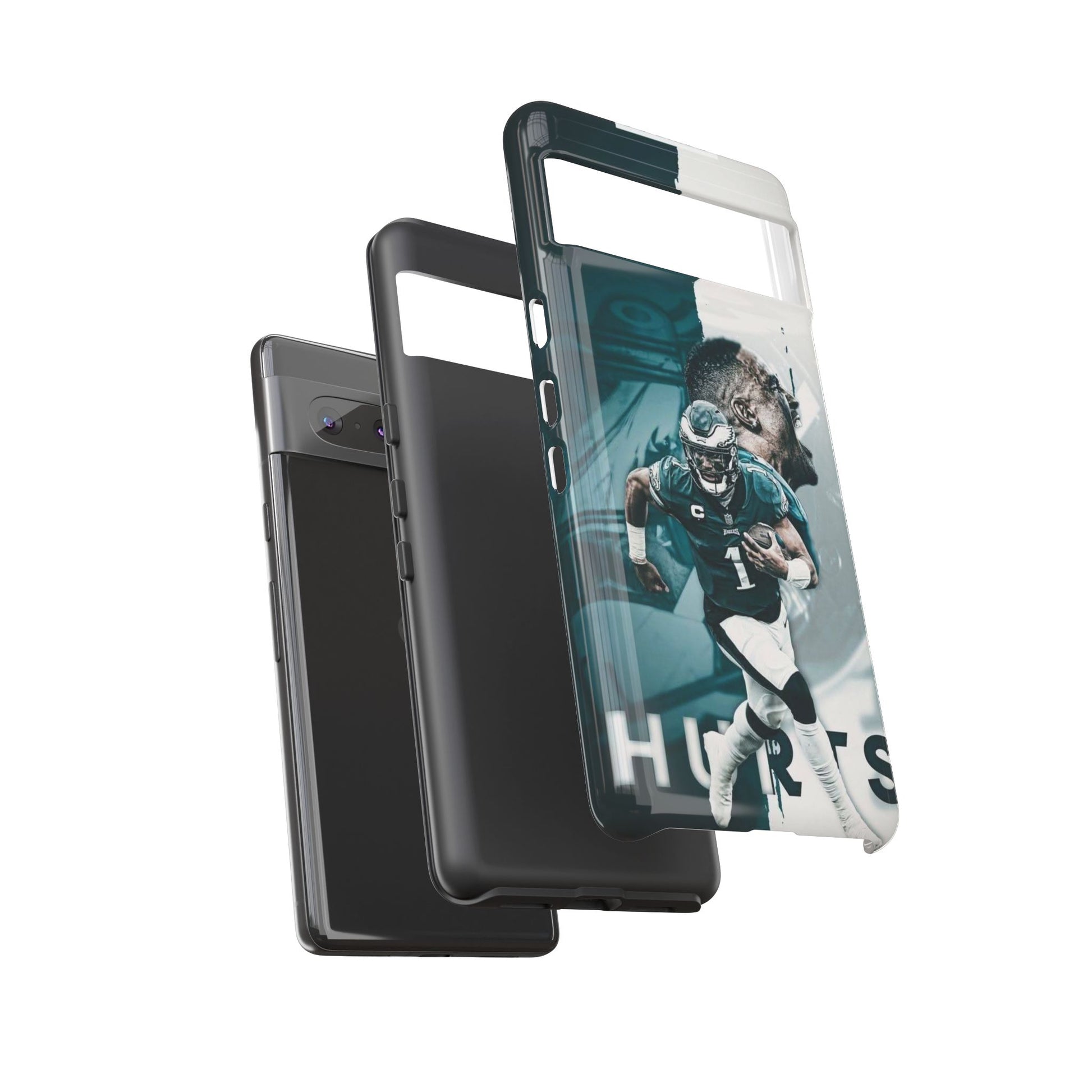 Jalen Hurts Eagles Football Tough Cases for iPhones, Samsung, and Pixel