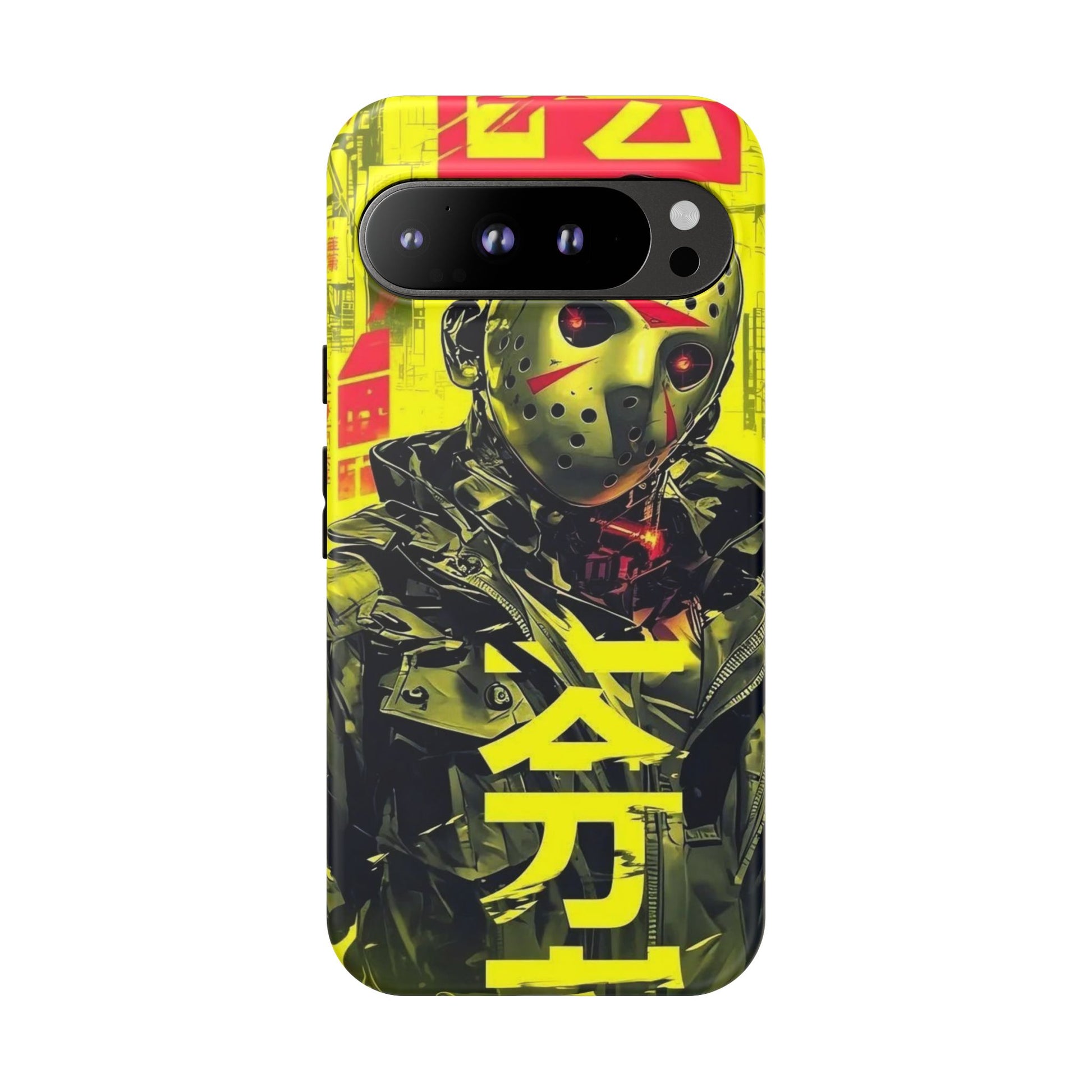 Cyberpunk X Jason Voorhees Tough Cases for iPhones, Samsung, and Pixel