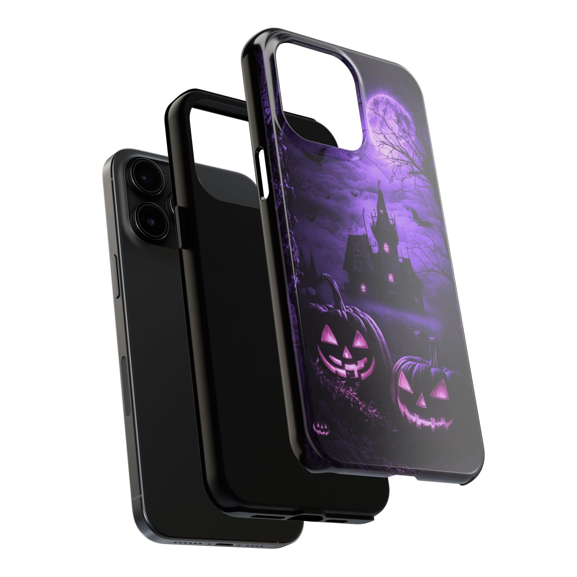 Haunted House Halloween Theme Phone Cases for iPhones & Samsung Phones